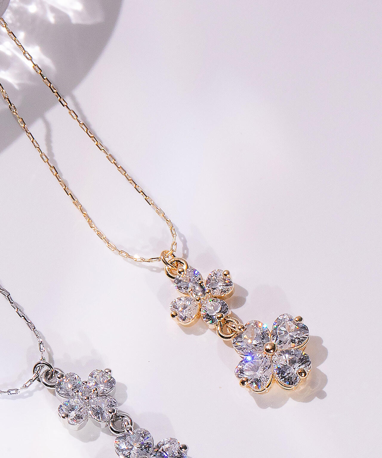 Cubicダブルクローバーネックレス | JILL by JILL STUART（ジル