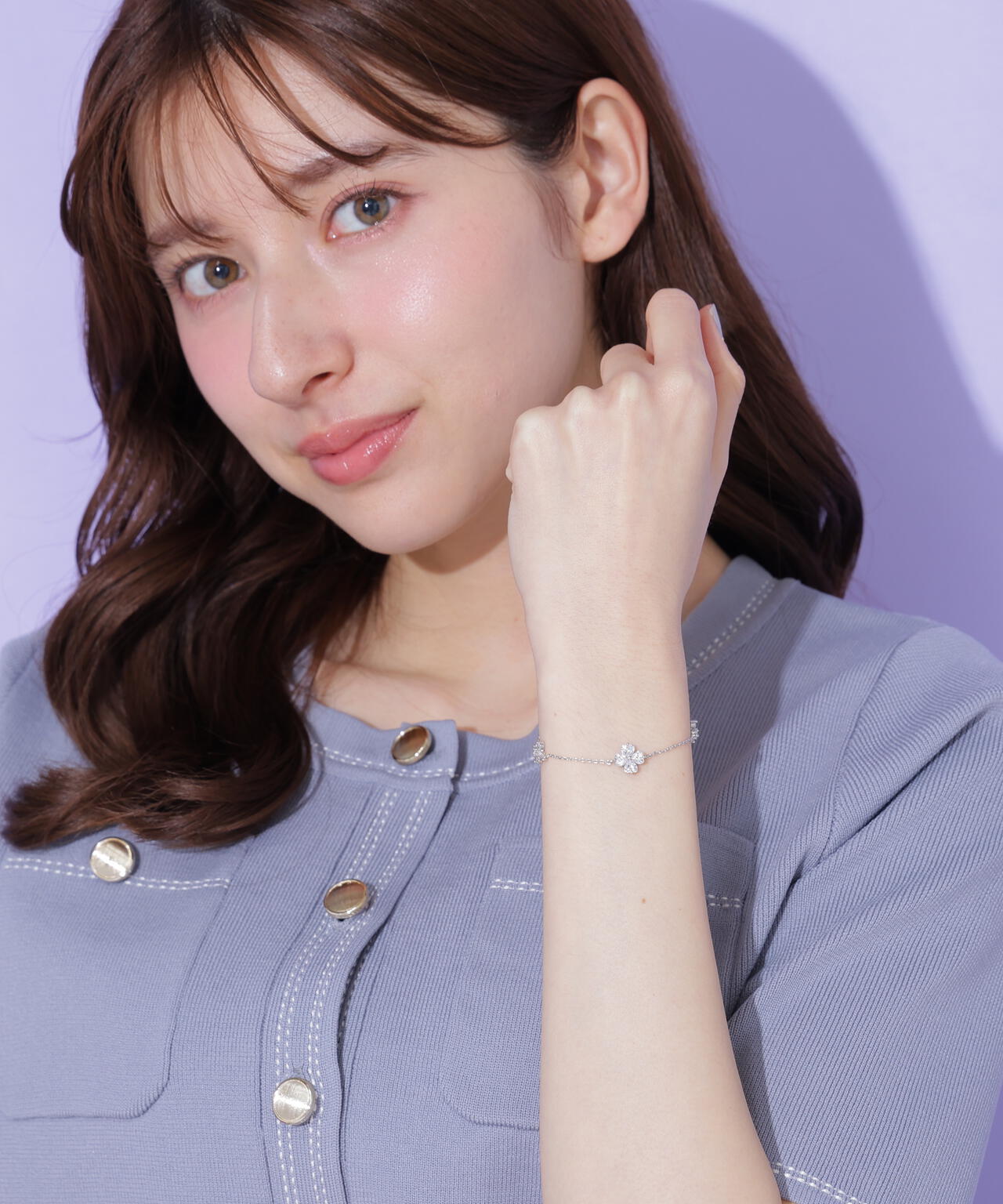 Cubicクローバーブレスレット | JILL by JILL STUART（ジル バイ