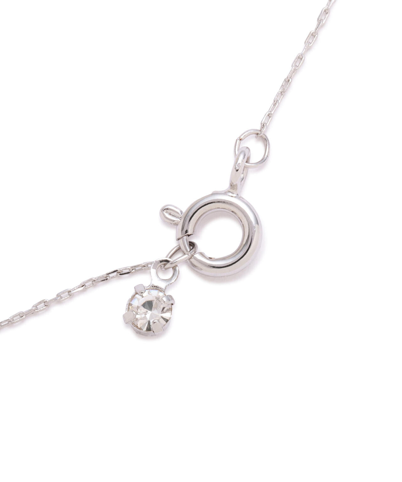 未使用◇JILL STUART◇Cubic パヴェリボンネックレス◇シルバー Cubic パヴェリボンネックレス | JILL by JILL STUART（ジル バイ ジル