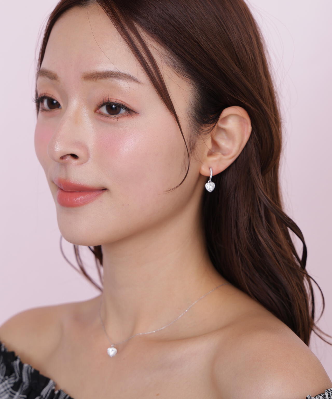 Cubic プチハートピアス | JILL by JILL STUART（ジル バイ ジル