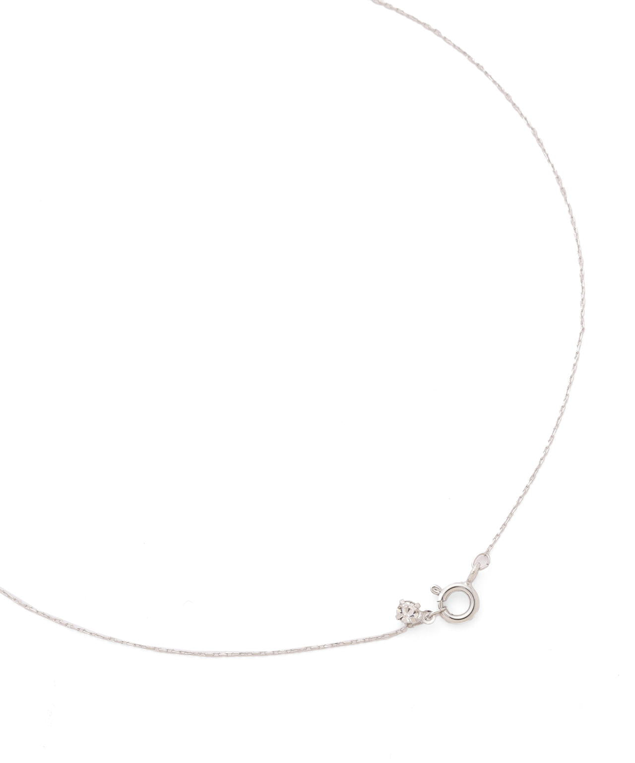 Cubic プチハートネックレス