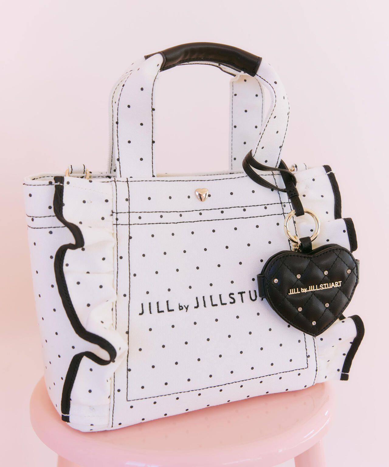 キルティングビジューミラーチャーム