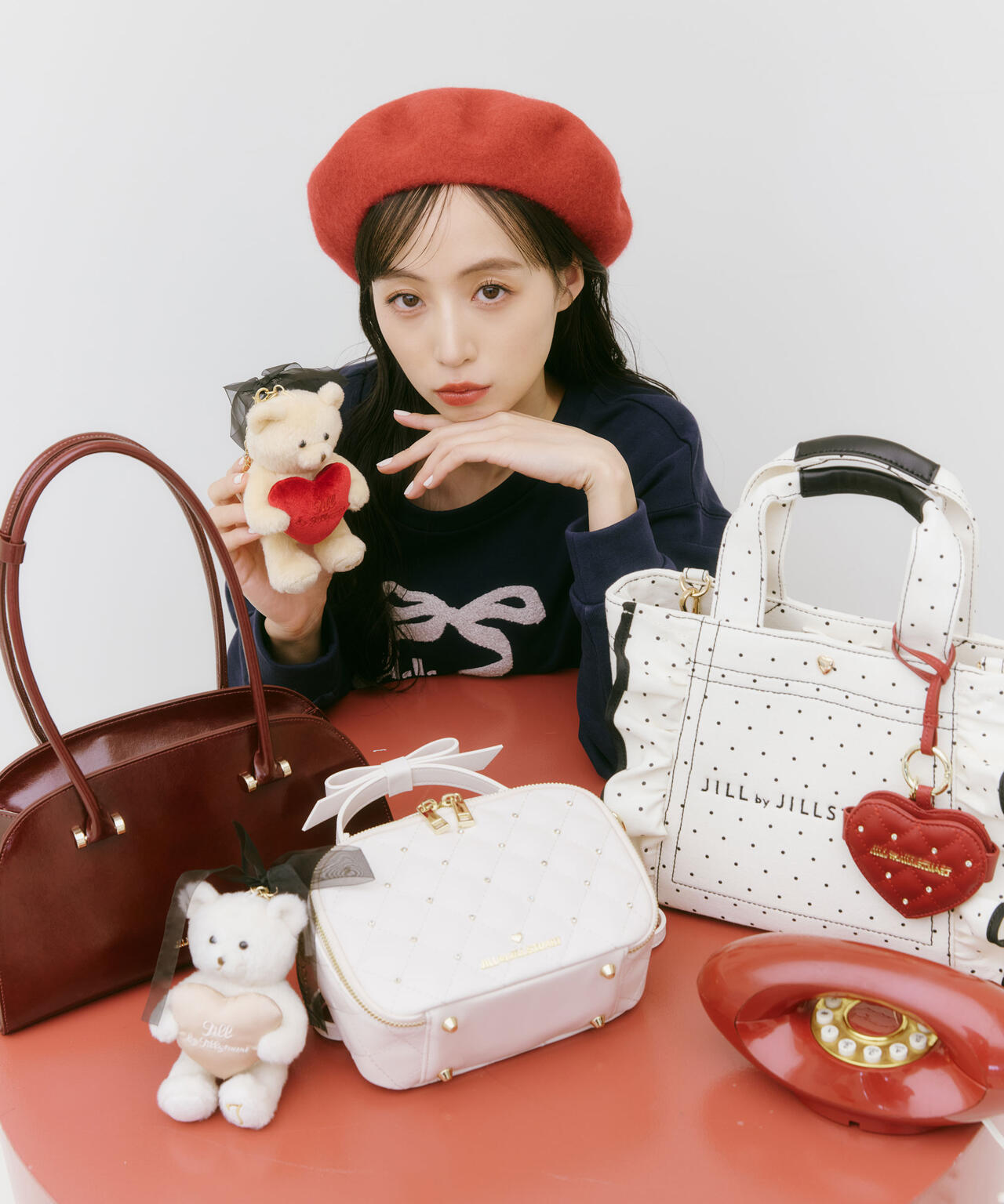 ＜BEARシリーズ＞バレンタインベアチャーム