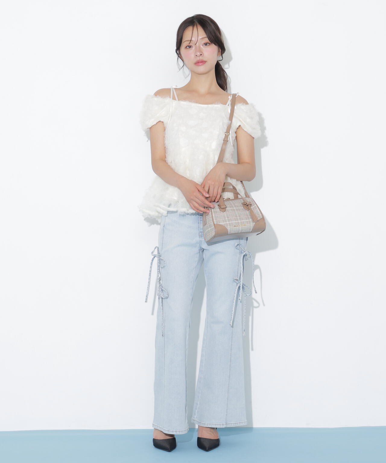 フラワーチュールペプラムブラウス | JILL by JILL STUART（ジル バイ