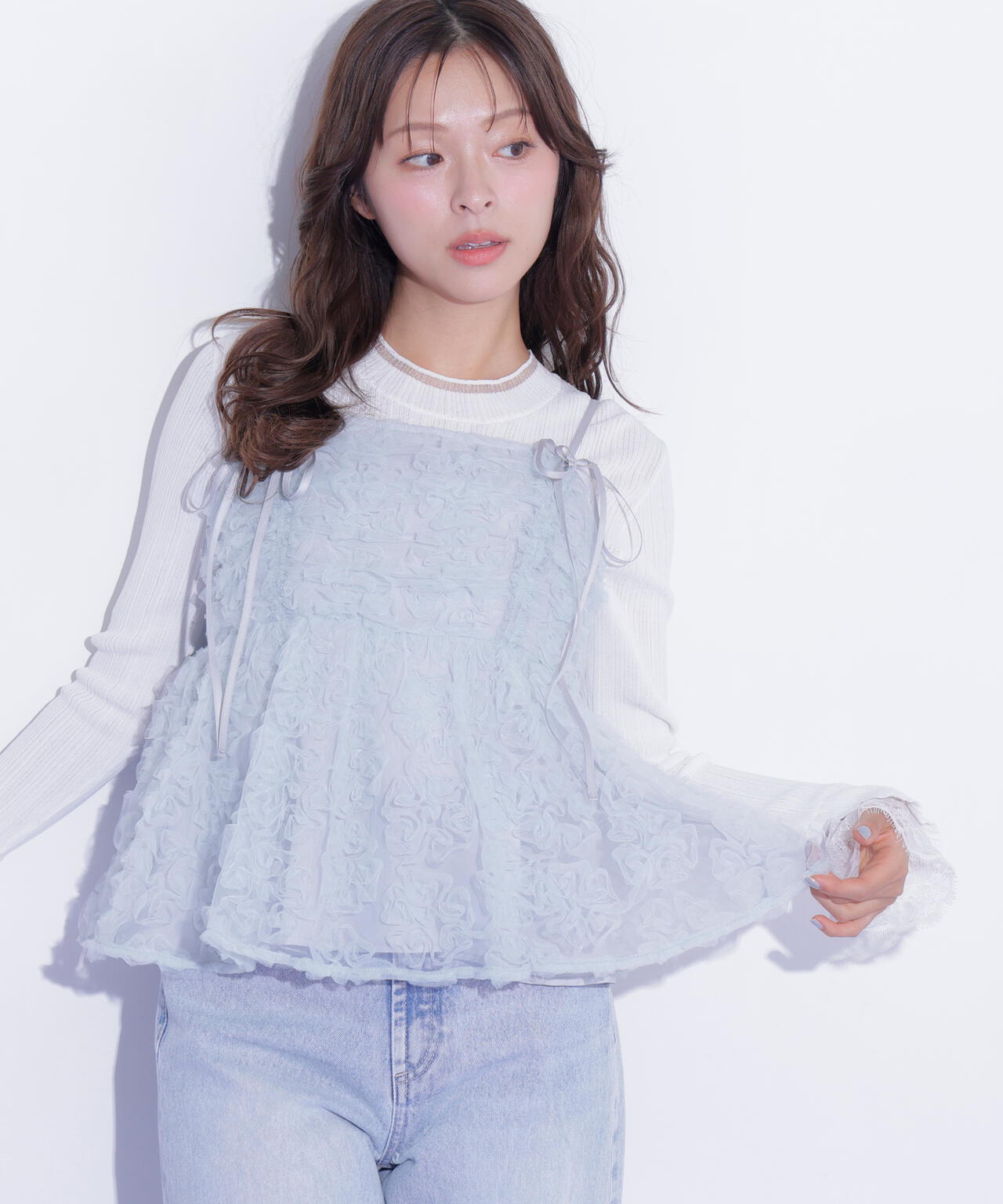 フラワーチュールキャミブラウス | JILL by JILL STUART（ジル バイ