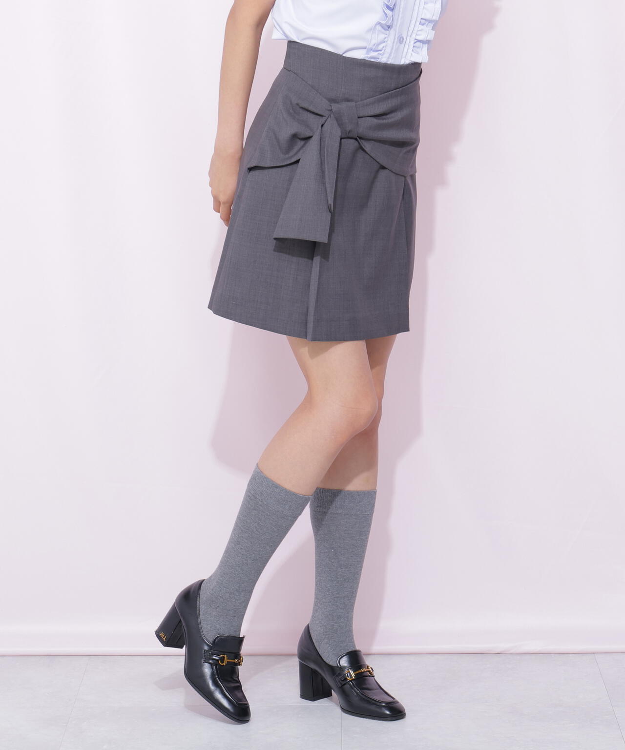 RIBBONシリーズ〉アシメリボンミニスカート | JILL by JILL STUART
