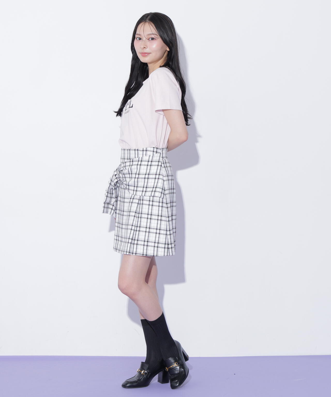 RIBBONシリーズ〉アシメリボンミニスカート | JILL by JILL STUART