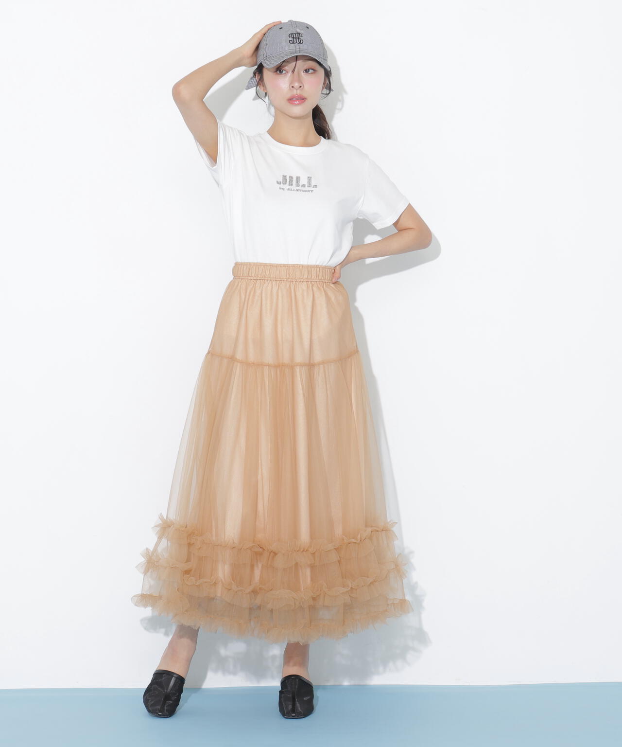裾フリルチュールスカート | JILL by JILL STUART（ジル バイ ジル