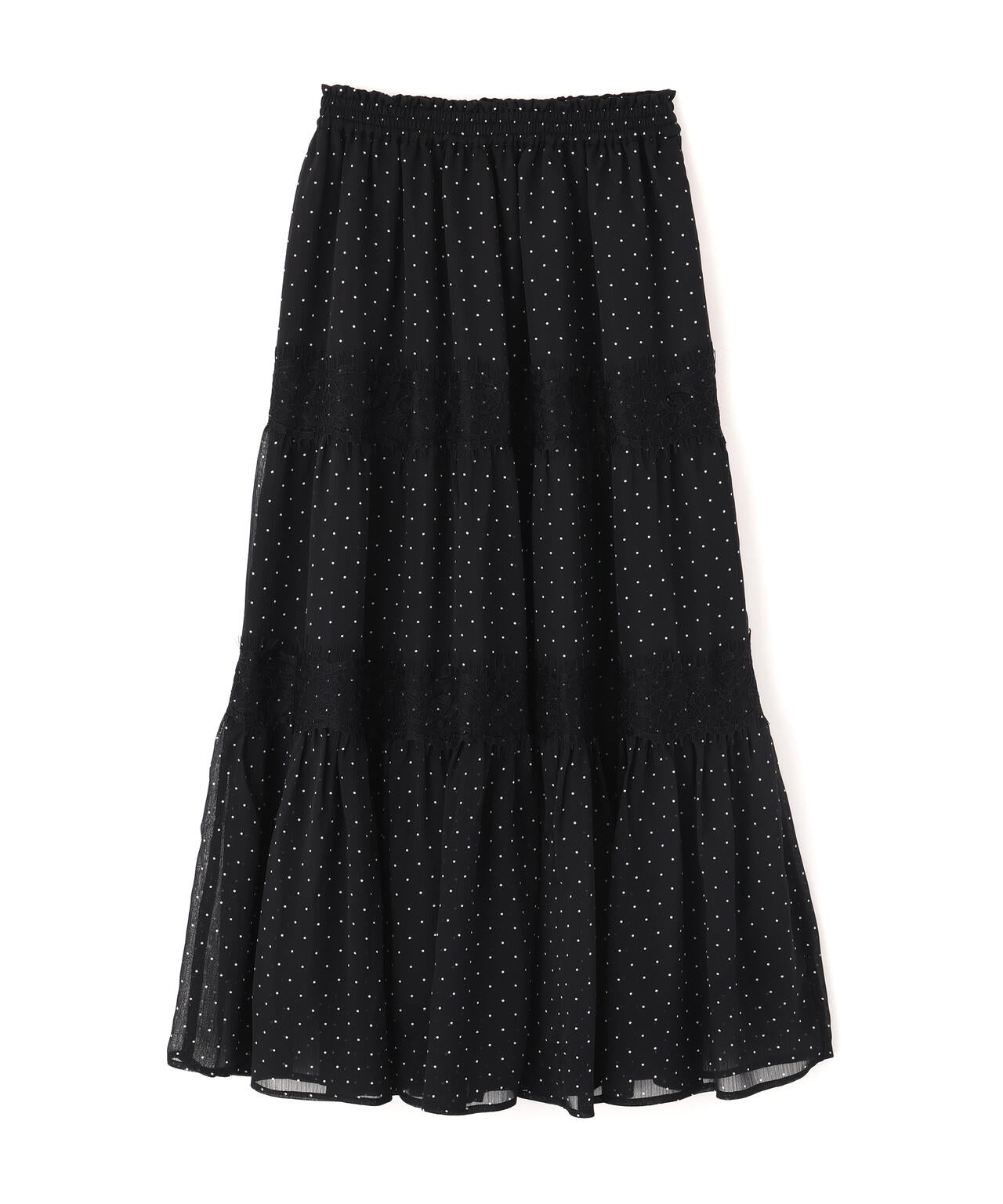 レース切り替えティアードスカート | JILL by JILL STUART（ジル バイ
