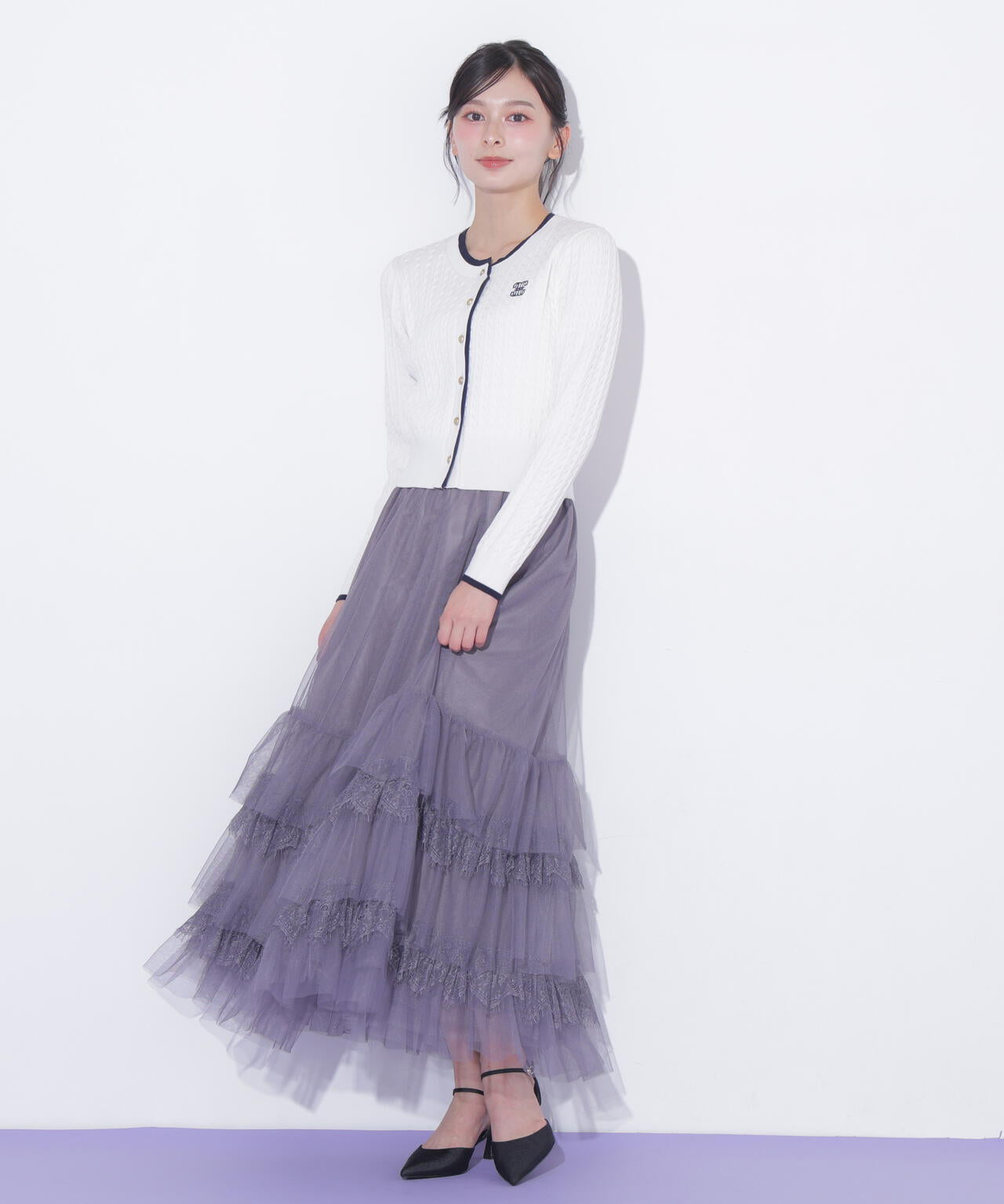 チュール×レースティアードスカート | JILL by JILL STUART（ジル バイ