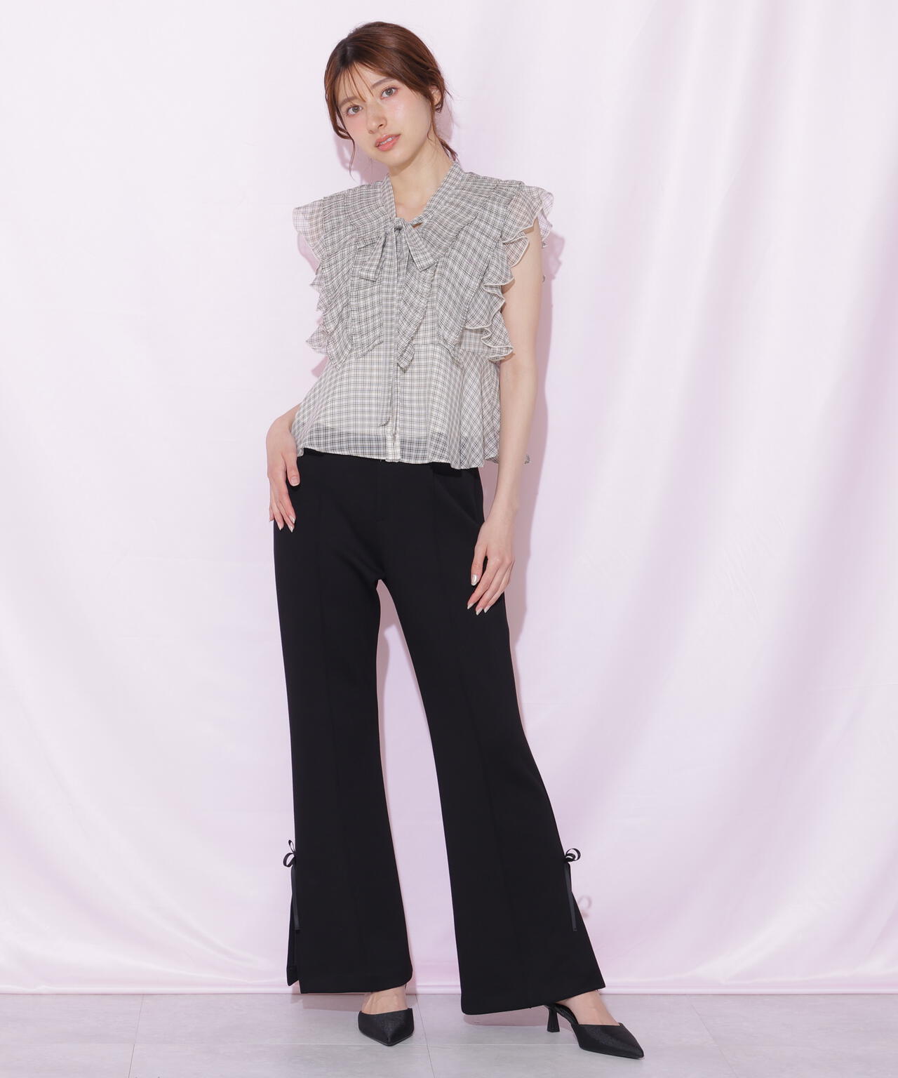 RIBBONシリーズ〉フレアパンツ | JILL by JILL STUART（ジル バイ ジル