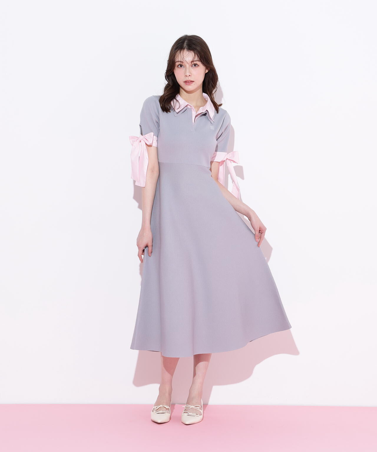 ダブルカラーニットワンピース | JILL by JILL STUART（ジル バイ ジル