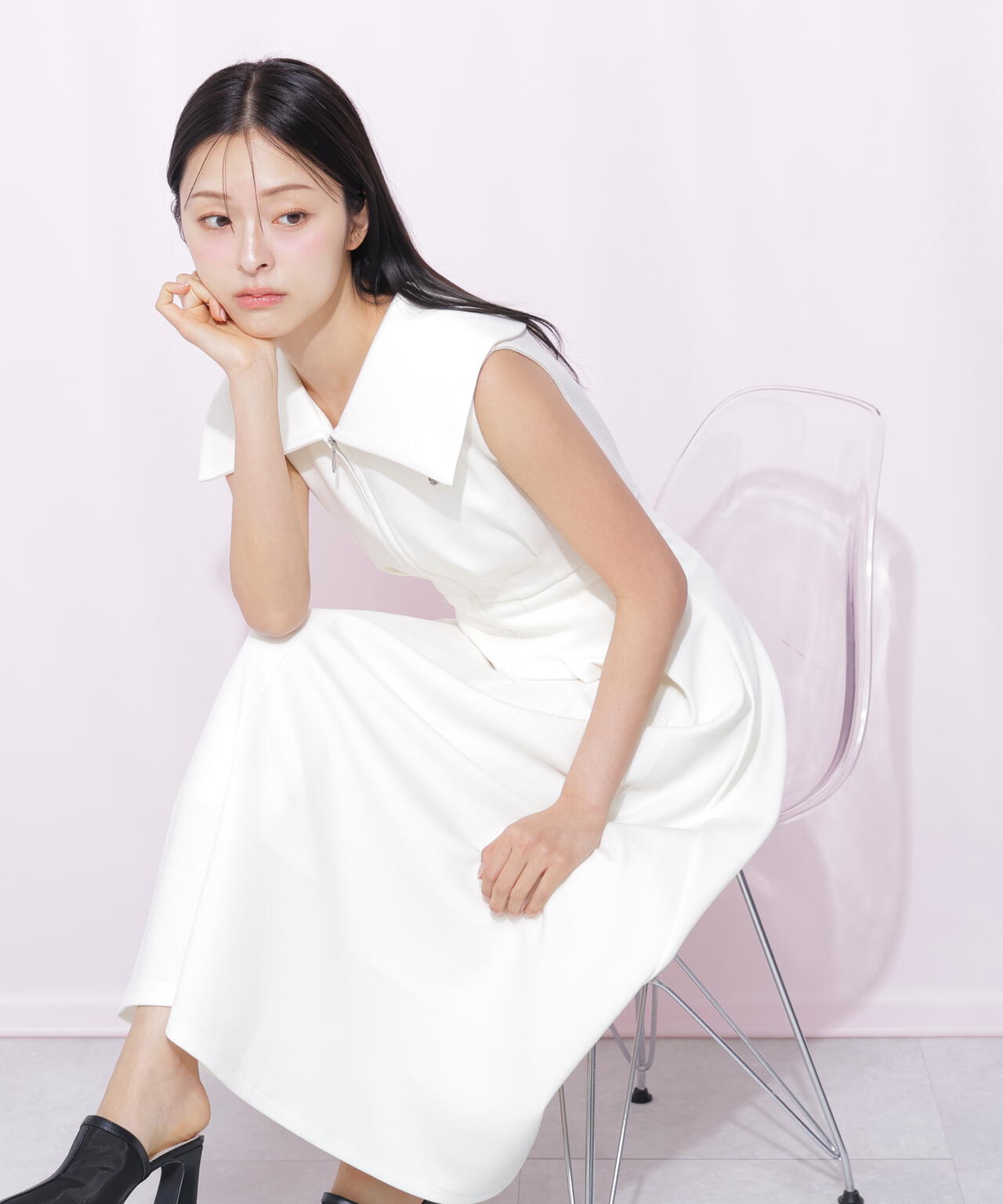 ダイバー襟付きワンピース | JILL by JILL STUART（ジル バイ ジル