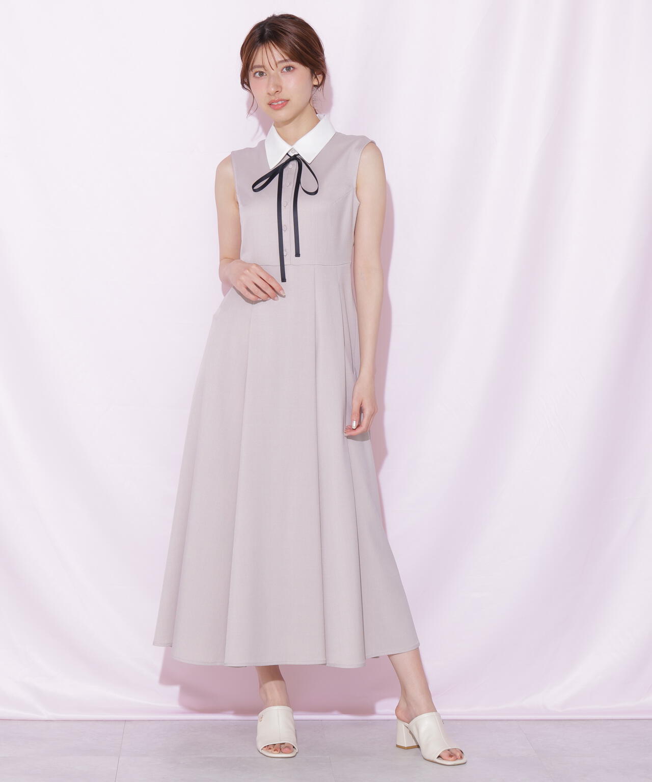 襟付きフレンチスリーブワンピース | JILL by JILL STUART（ジル バイ