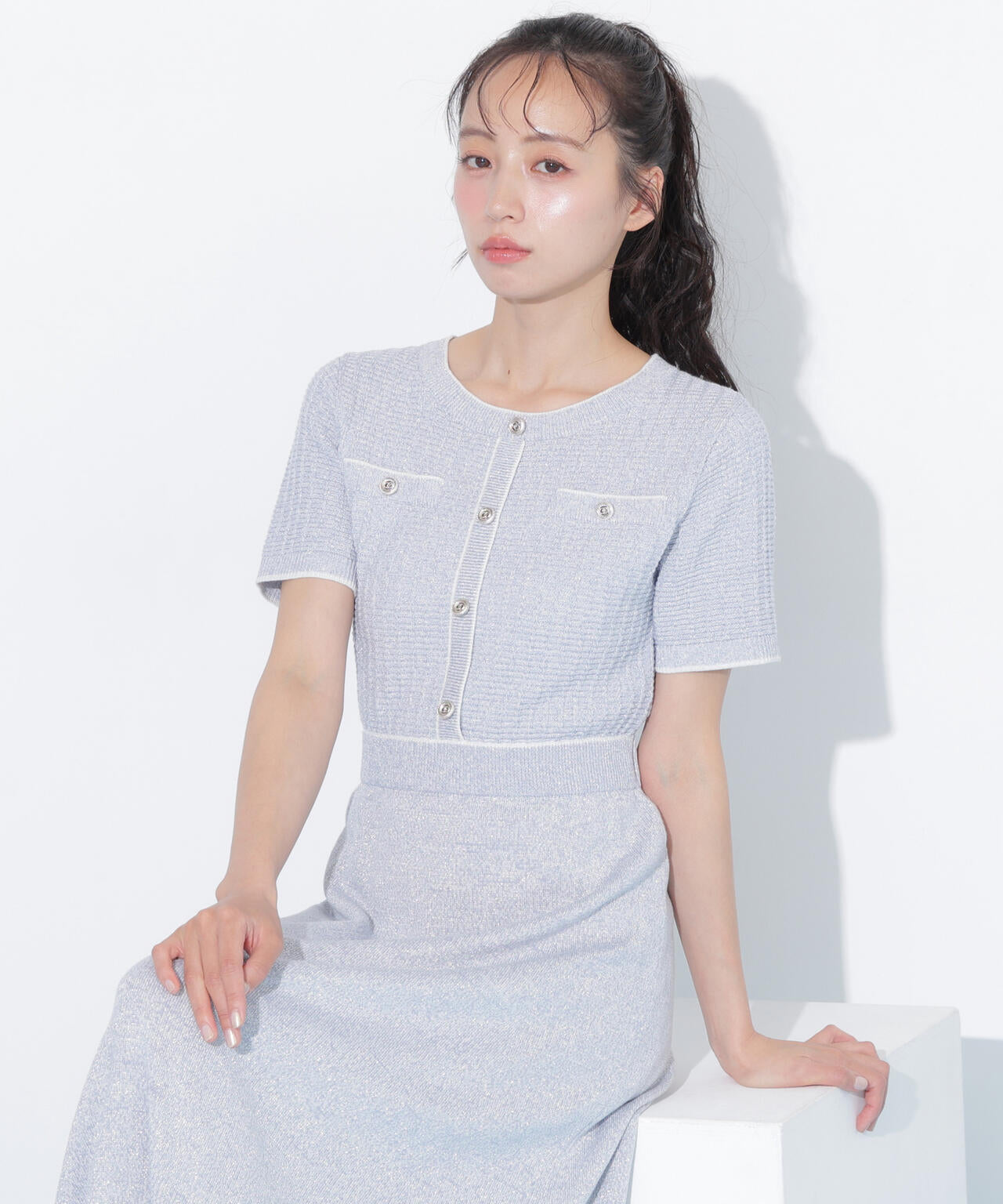 ミックスツイードニットワンピース | JILL by JILL STUART（ジル バイ