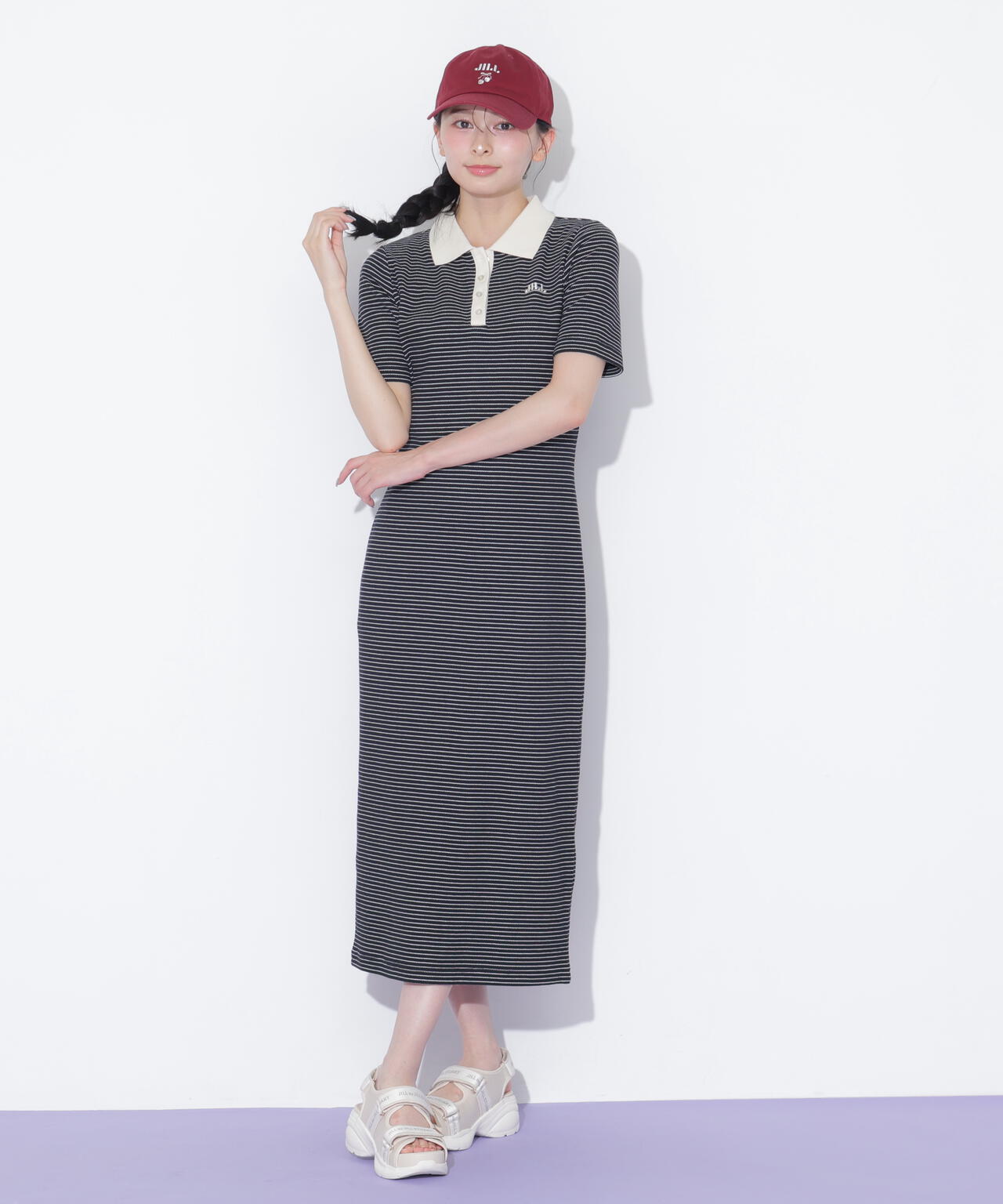 ワッフルポロワンピース | JILL by JILL STUART（ジル バイ ジル
