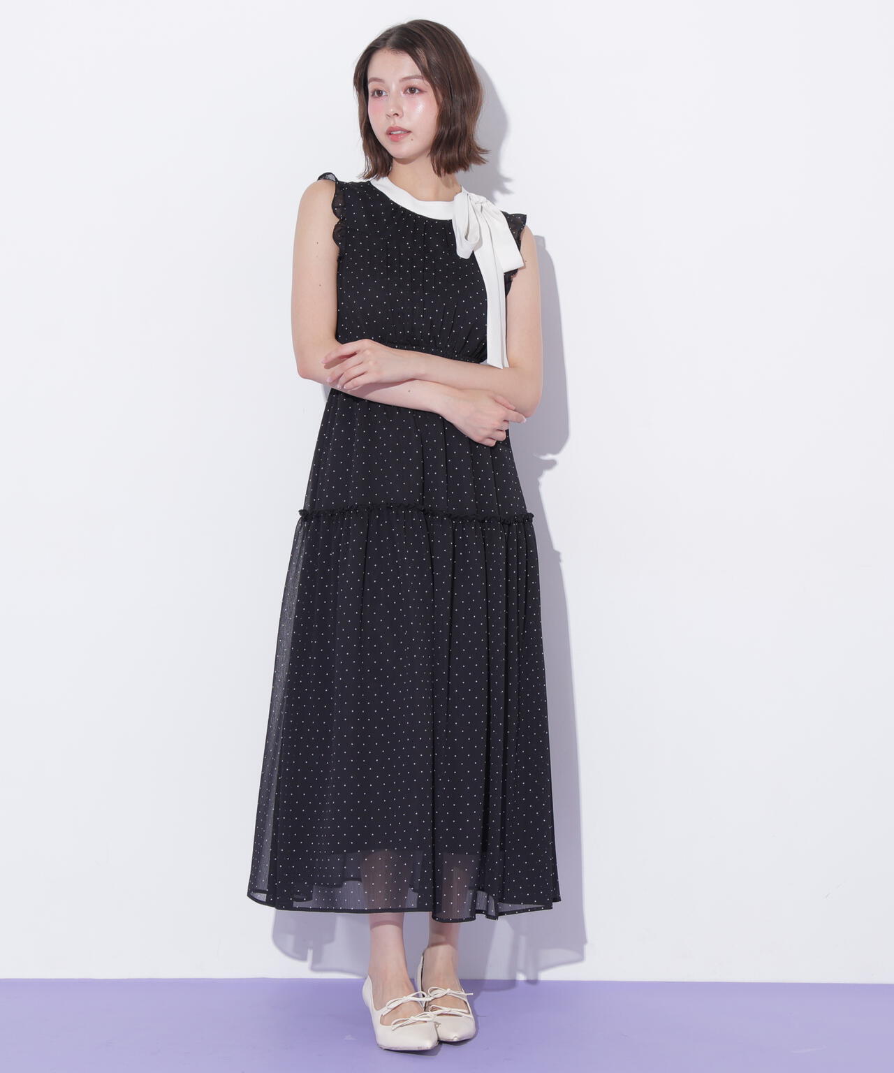 サイドリボンフレアワンピース | JILL by JILL STUART（ジル バイ ジル