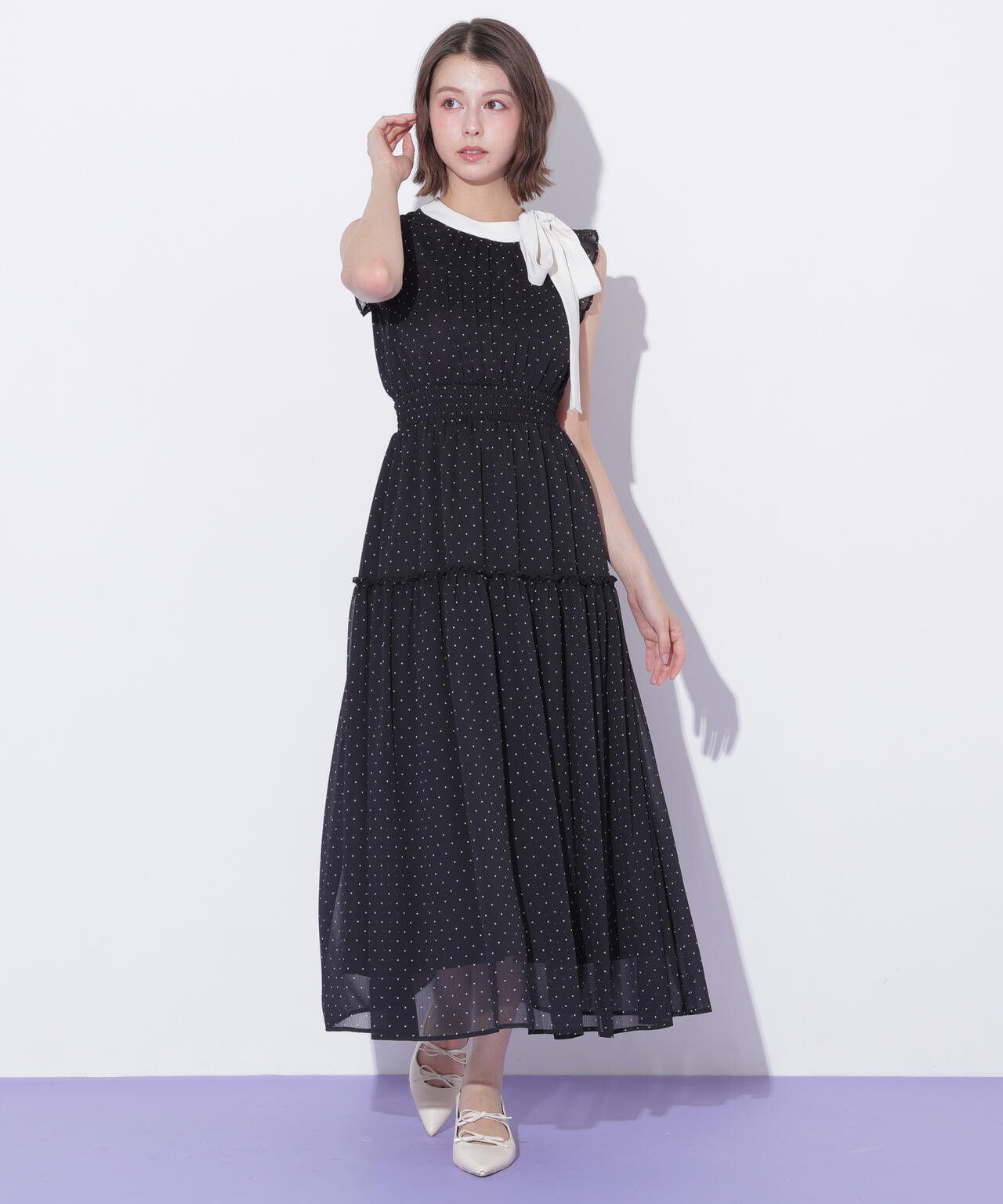 サイドリボンフレアワンピース | JILL by JILL STUART（ジル バイ ジル