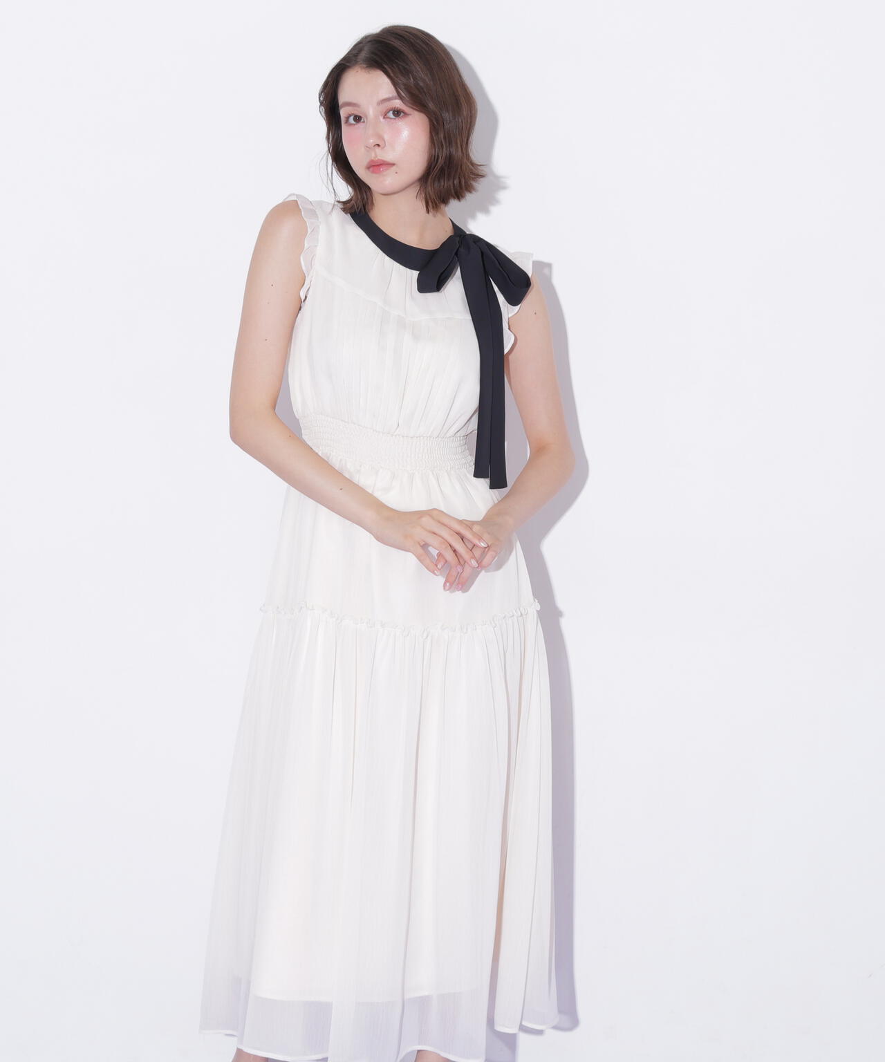 サイドリボンフレアワンピース | JILL by JILL STUART（ジル バイ ジル