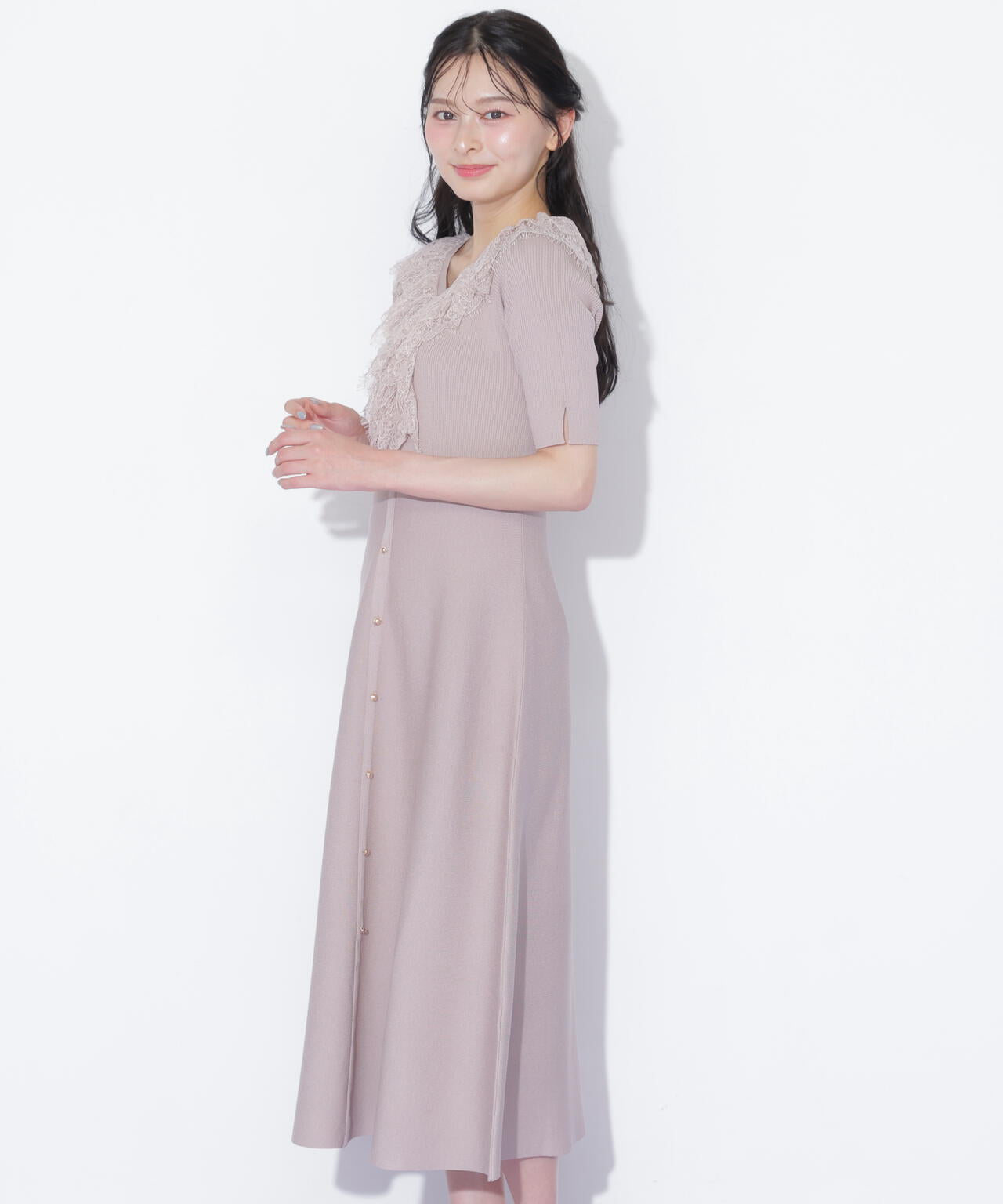 レースフリルニットワンピース | JILL by JILL STUART（ジル バイ ジル