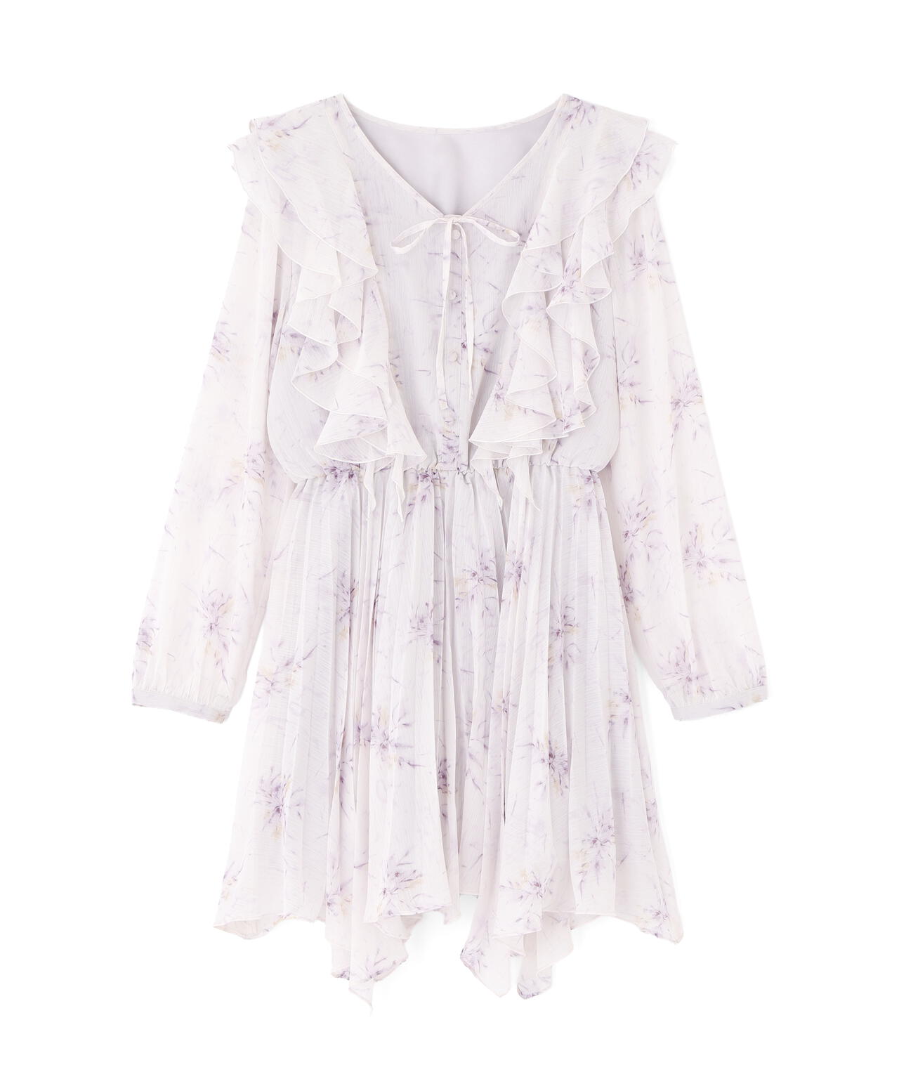 フラワープリントラッフルミニワンピース | JILL by JILL STUART（ジル