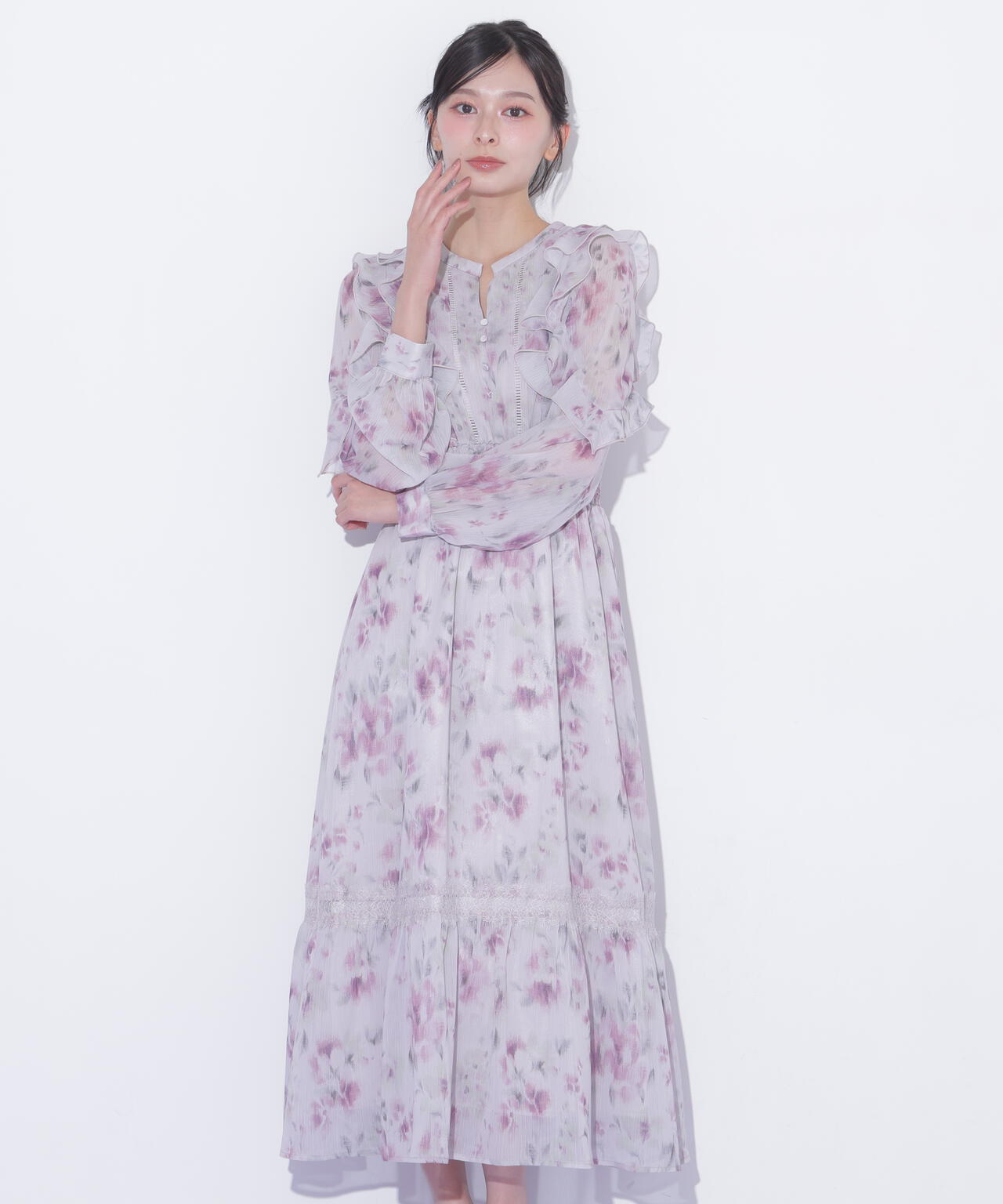 レース切り替えフラワーワンピース | JILL by JILL STUART（ジル バイ