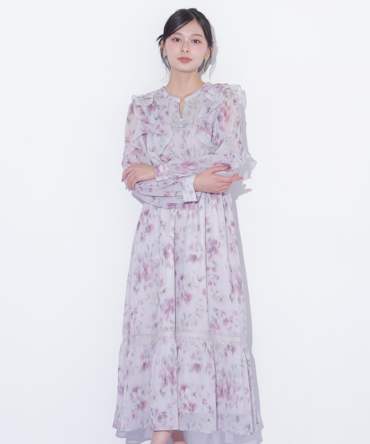 レース切り替えフラワーワンピース | JILL by JILL STUART（ジル バイ