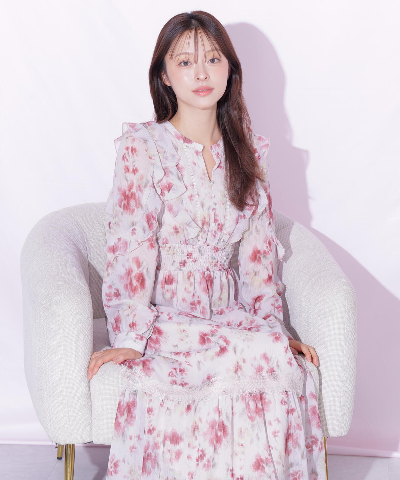 レース切り替えフラワーワンピース | JILL by JILL STUART（ジル バイ