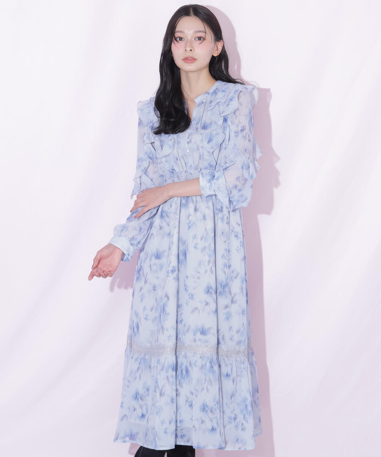 レース切り替えフラワーワンピース | JILL by JILL STUART（ジル バイ