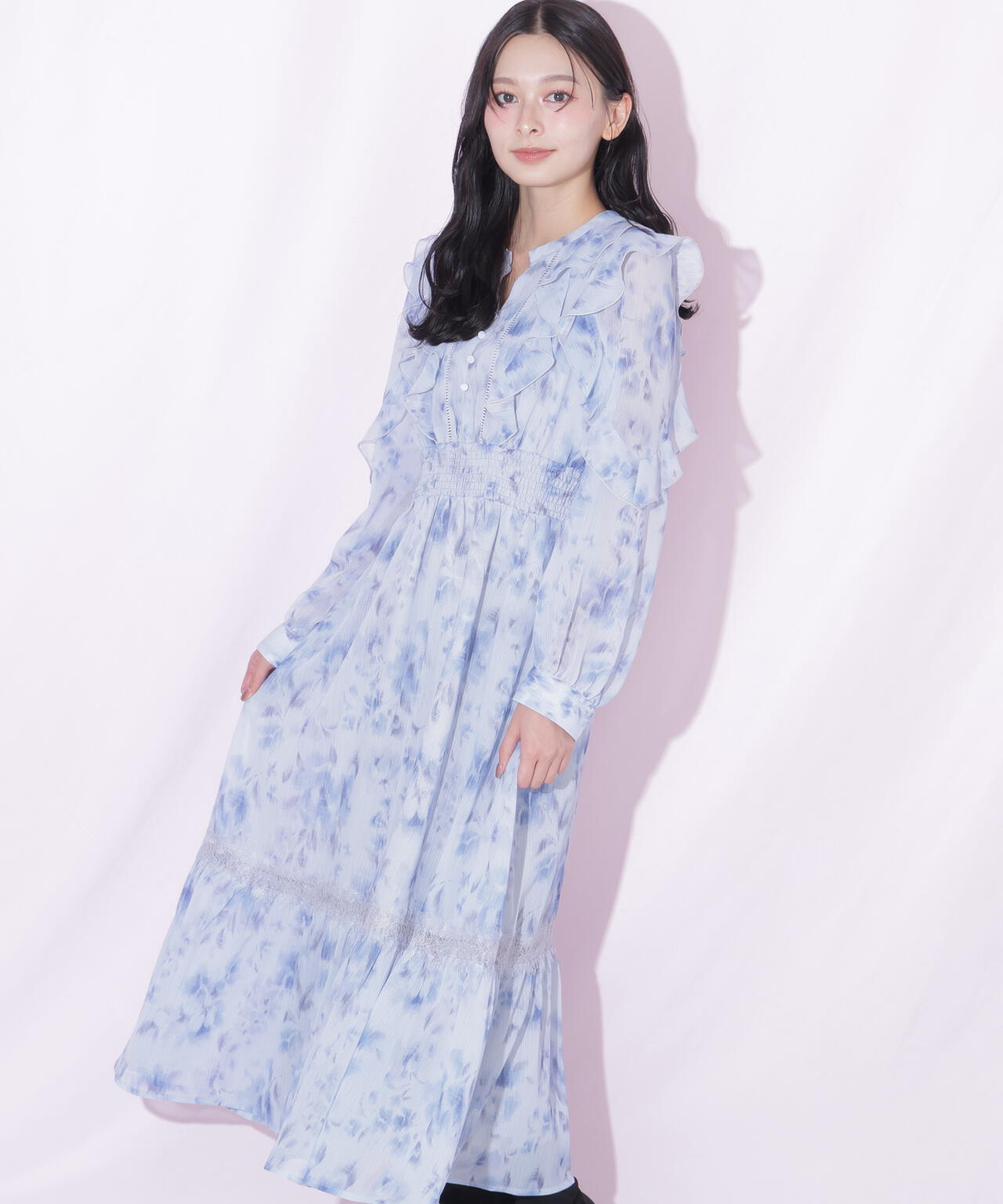レース切り替えフラワーワンピース | JILL by JILL STUART（ジル バイ