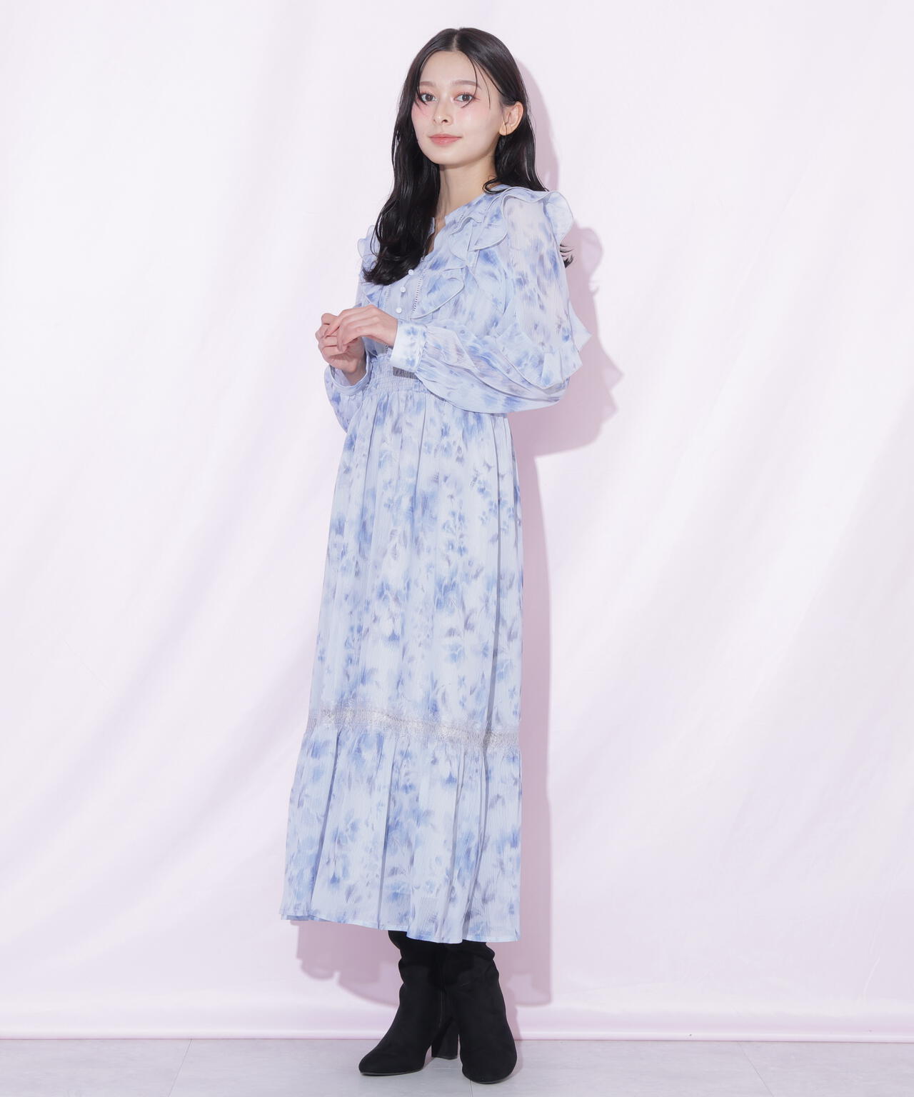 レース切り替えフラワーワンピース | JILL by JILL STUART（ジル バイ