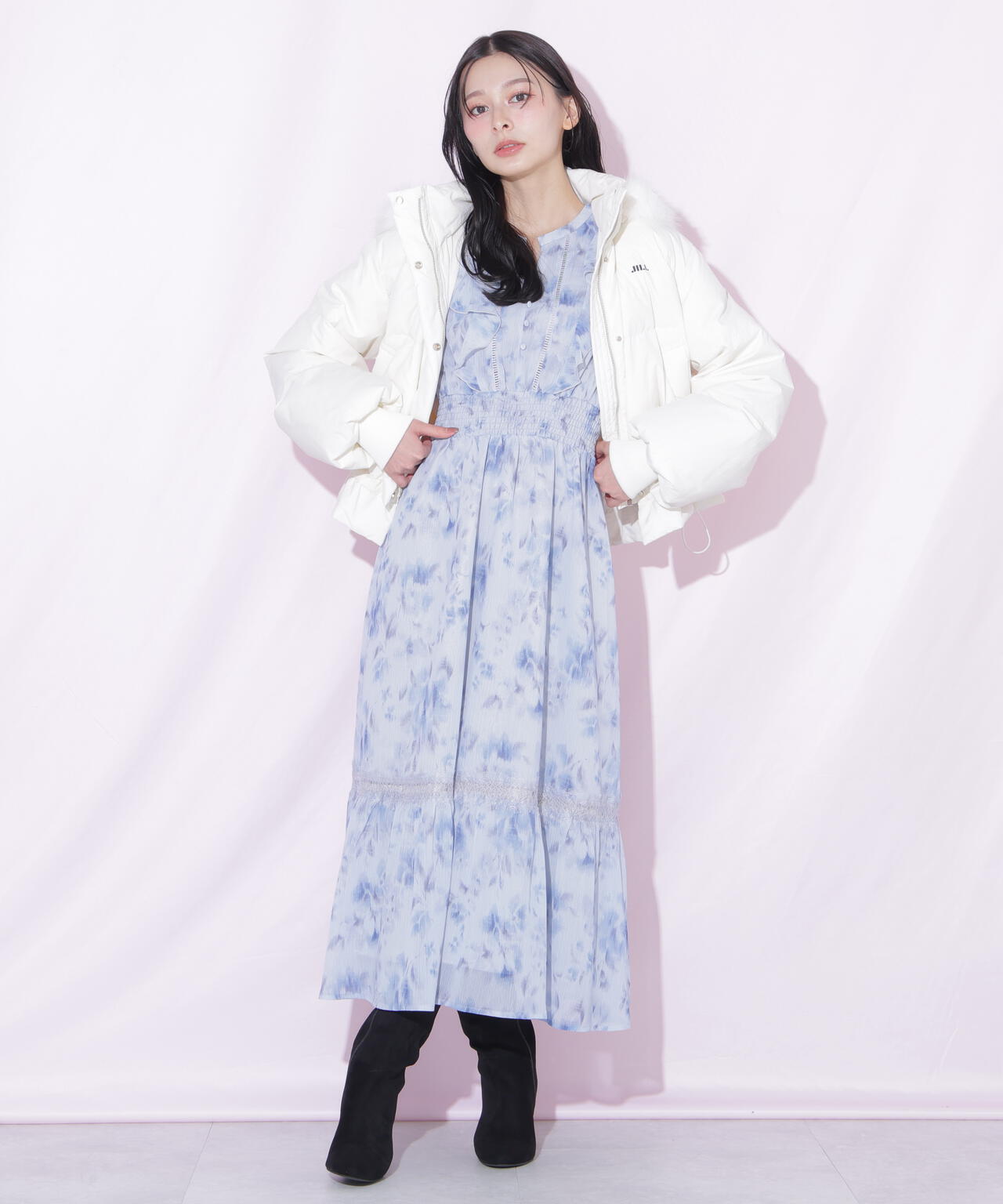 レース切り替えフラワーワンピース | JILL by JILL STUART（ジル バイ