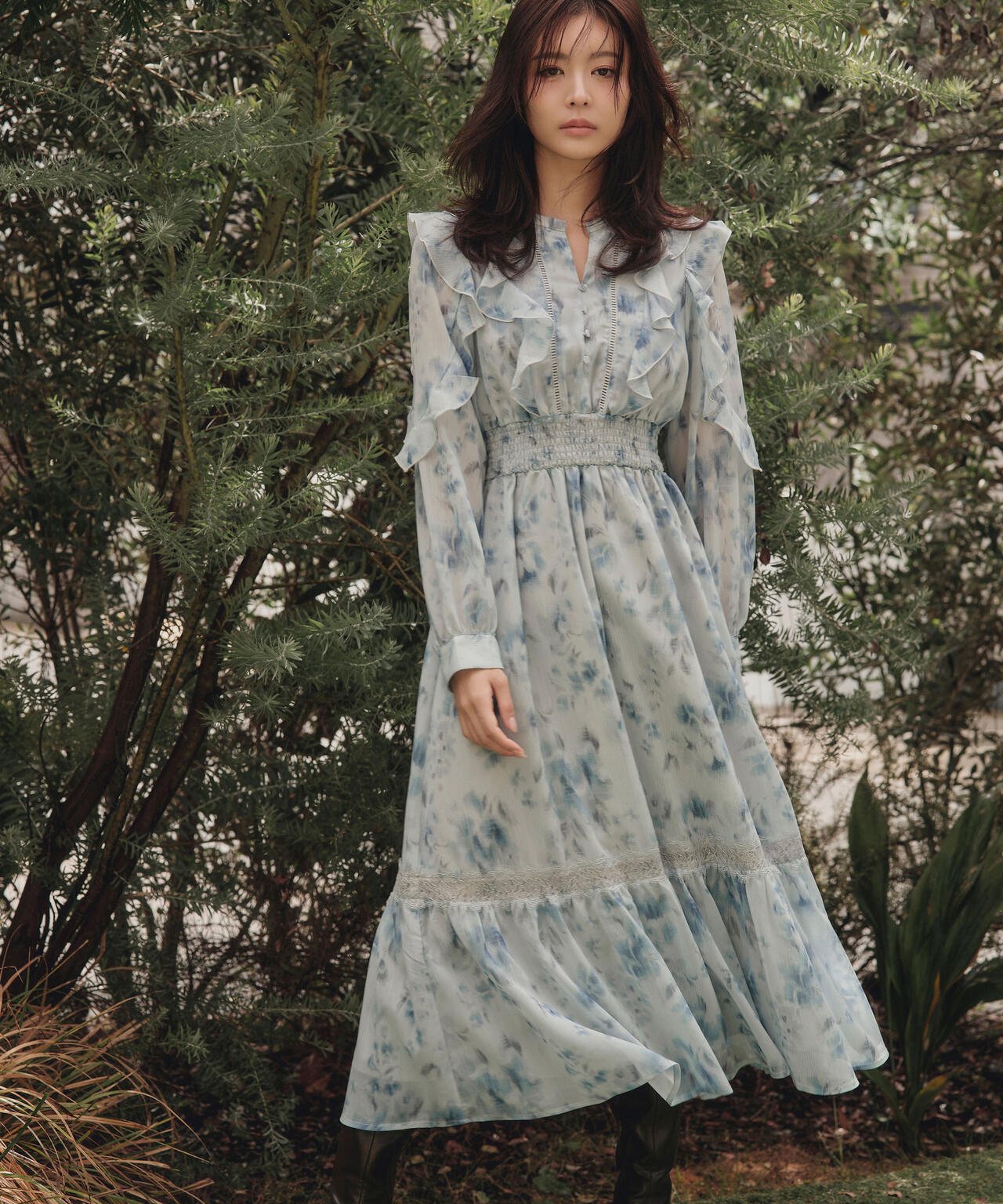 レース切り替えフラワーワンピース | JILL by JILL STUART（ジル バイ
