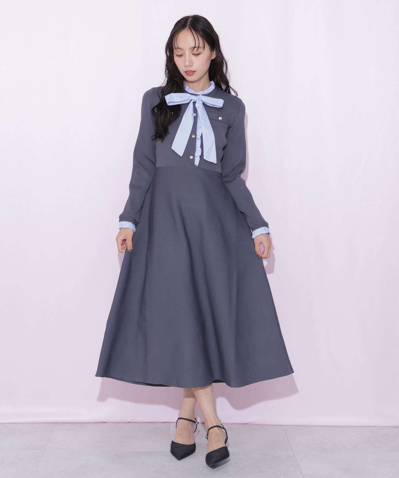 フリルディテールニットワンピース | JILL by JILL STUART（ジル バイ