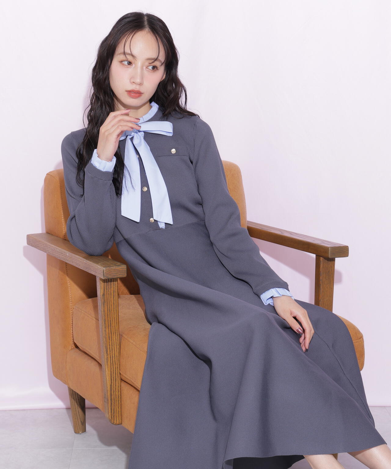 フリルディテールニットワンピース | JILL by JILL STUART（ジル バイ