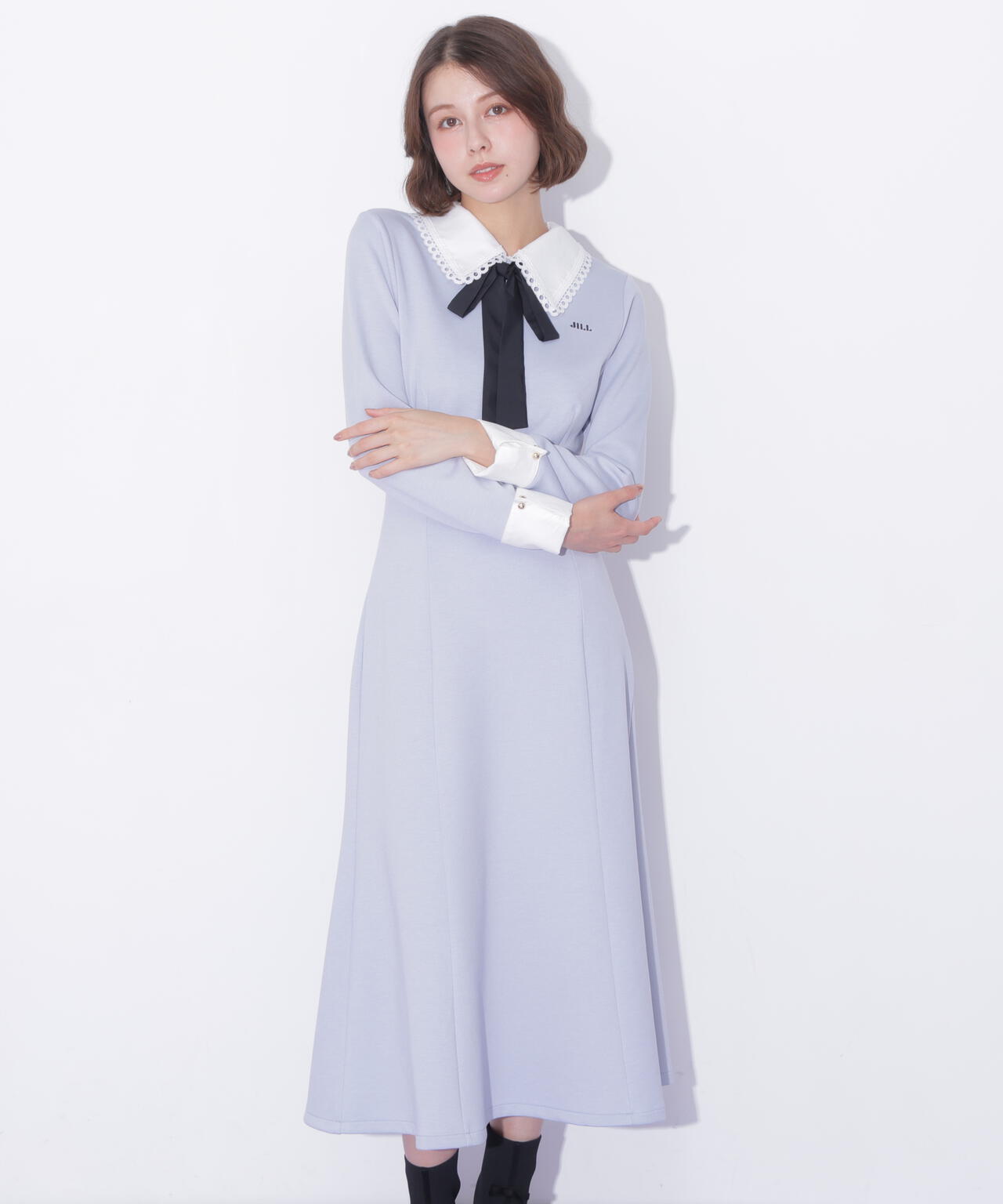 スカラップ襟リボンタイワンピース | JILL by JILL STUART（ジル バイ