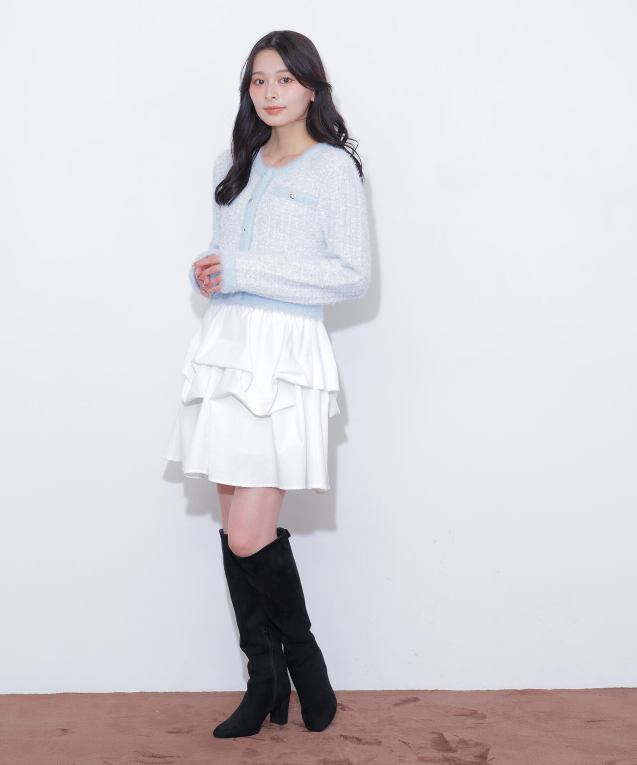 ツイードドッキングミニワンピース | JILL by JILL STUART（ジル バイ