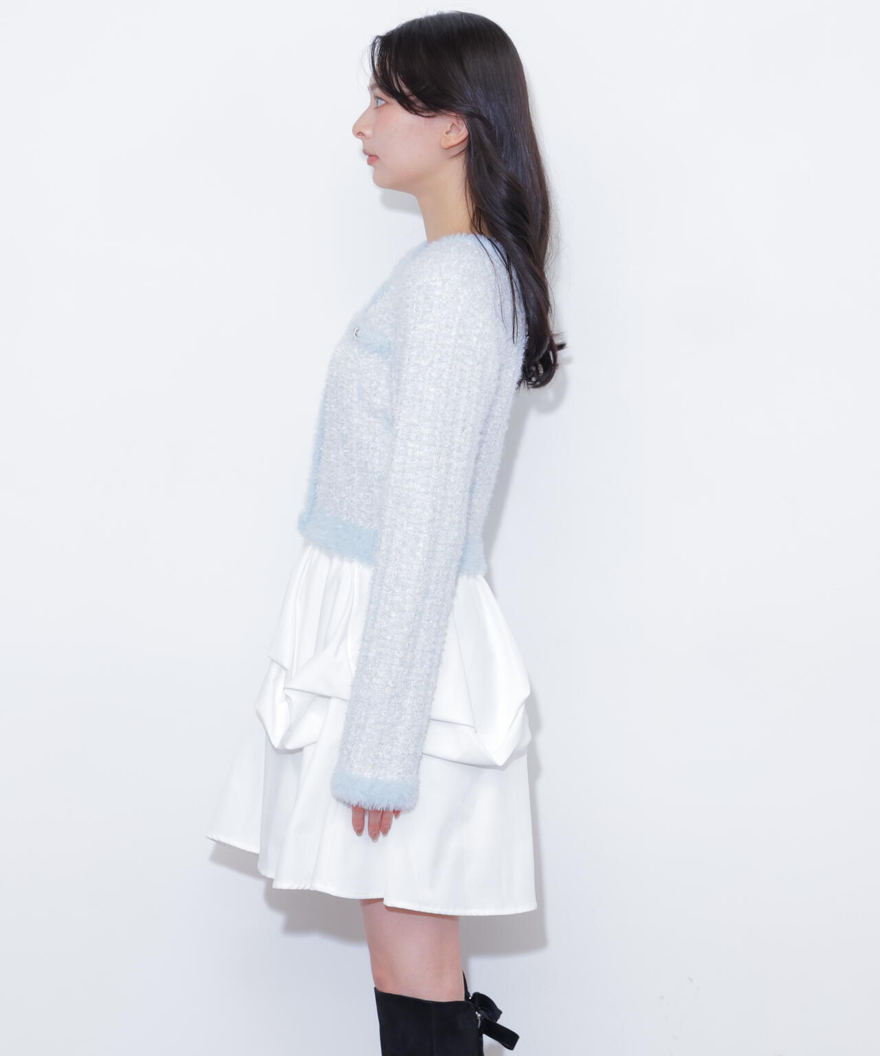 ツイードドッキングミニワンピース | JILL by JILL STUART（ジル バイ