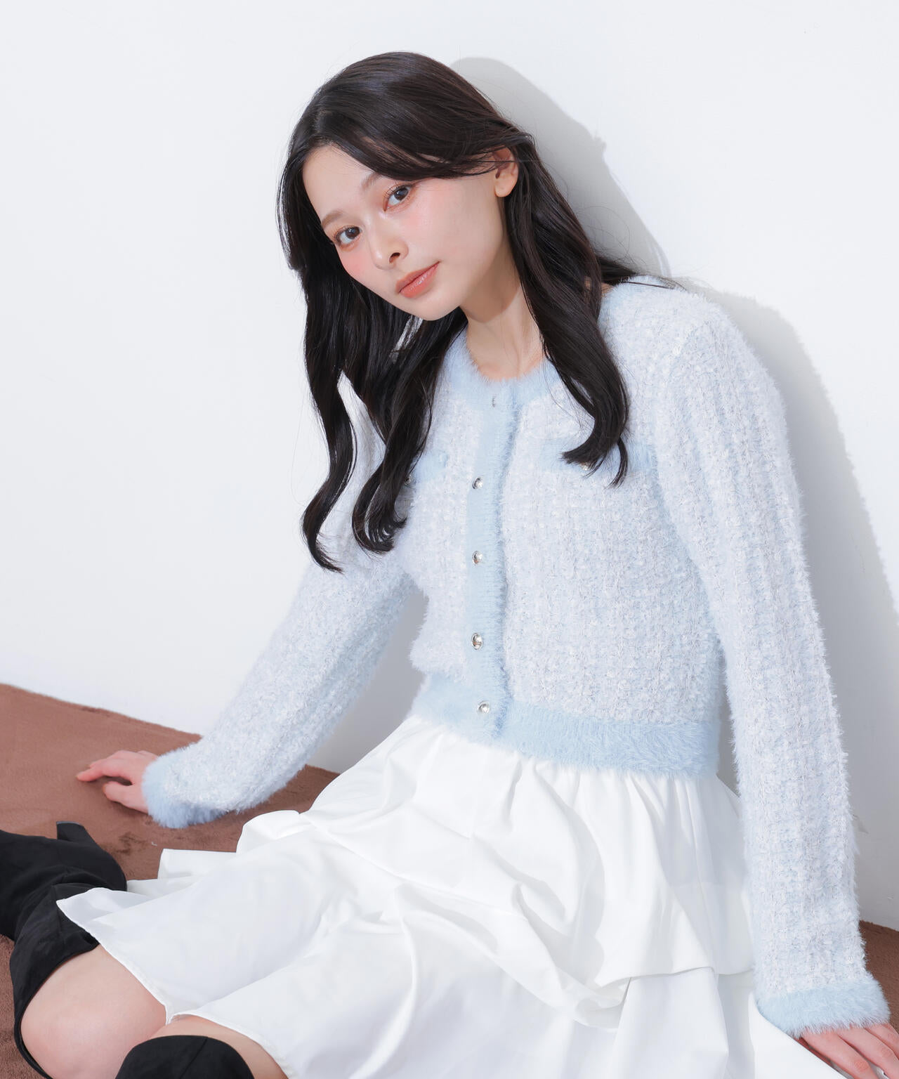ツイードドッキングミニワンピース | JILL by JILL STUART（ジル バイ