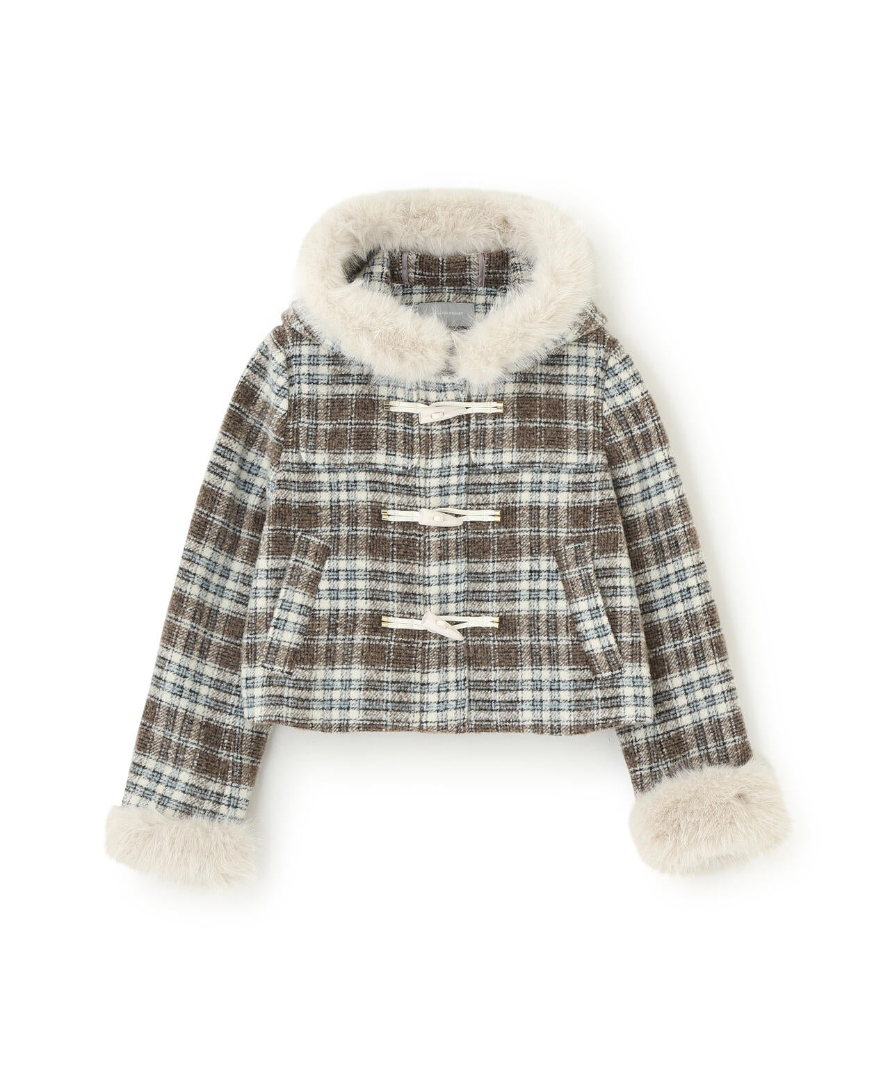 フェイクファー付きショートダッフルコート | JILL by JILL STUART
