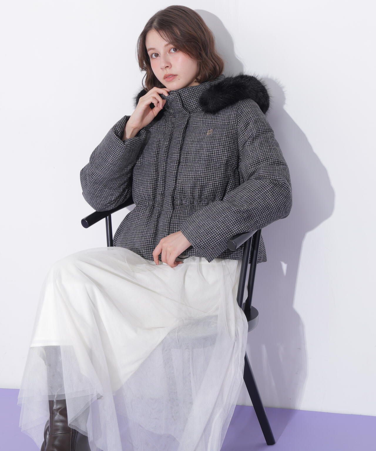 ツィードショートダウン | JILL by JILL STUART（ジル バイ ジル