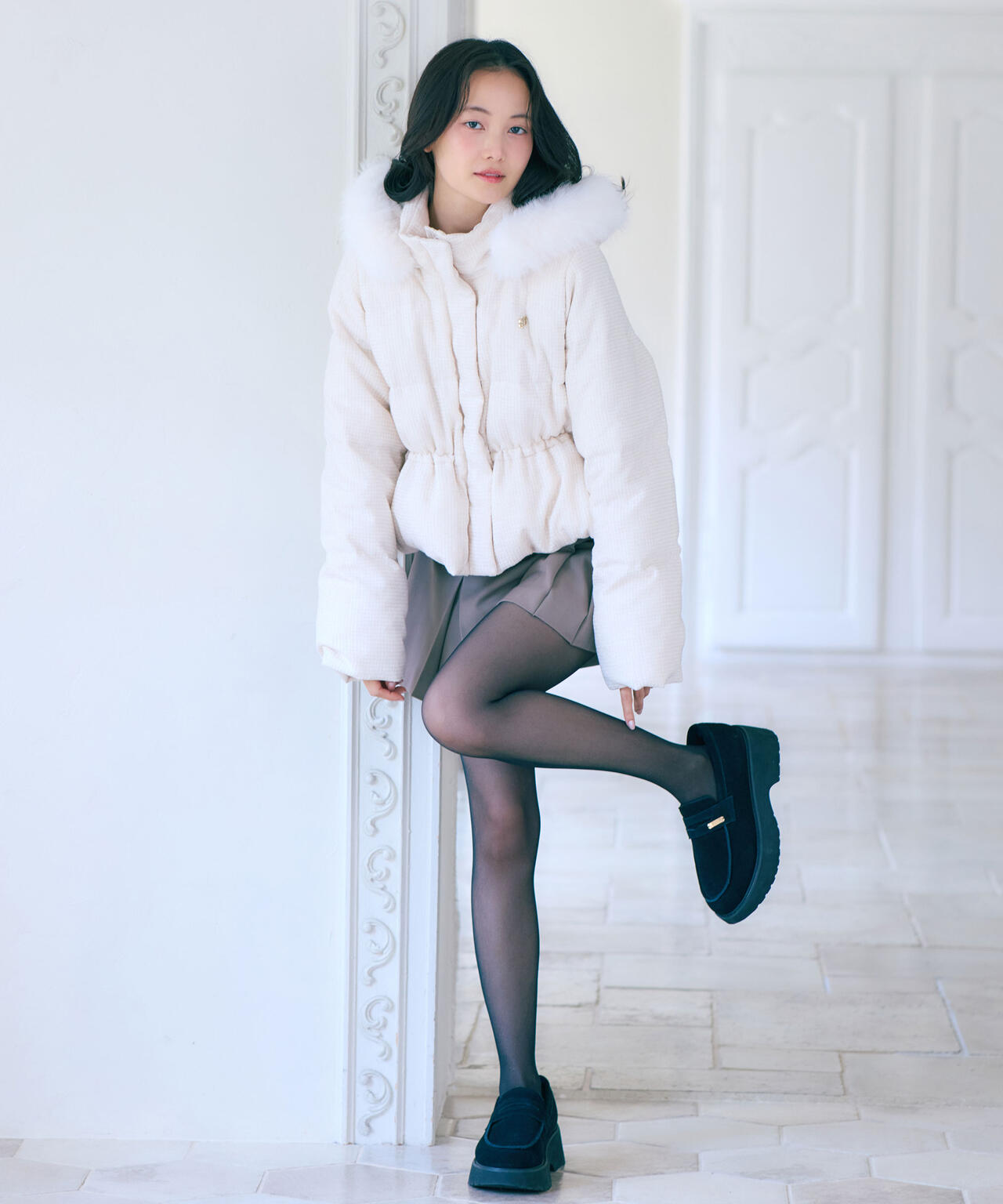 ツィードショートダウン | JILL by JILL STUART（ジル バイ ジル