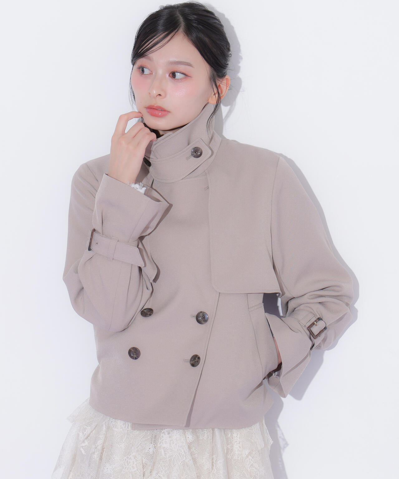 スタンドカラーショートトレンチコート | JILL by JILL STUART（ジル