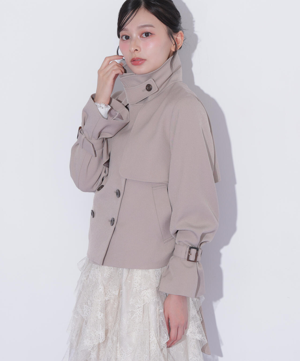 スタンドカラーショートトレンチコート | JILL by JILL STUART（ジル
