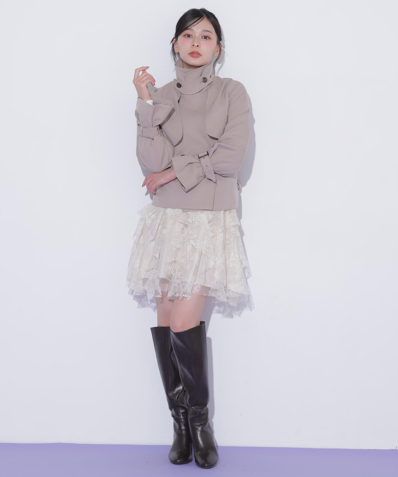 スタンドカラーショートトレンチコート | JILL by JILL STUART（ジル