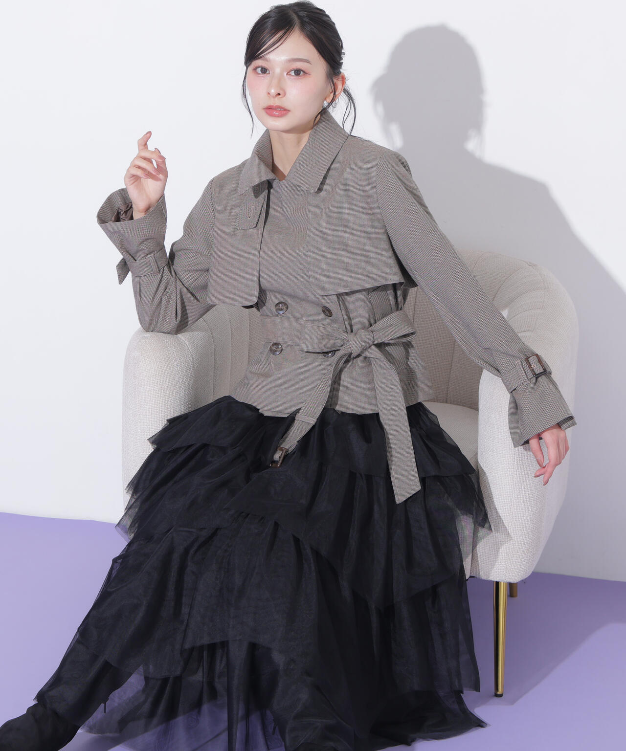 スタンドカラーショートトレンチコート | JILL by JILL STUART（ジル