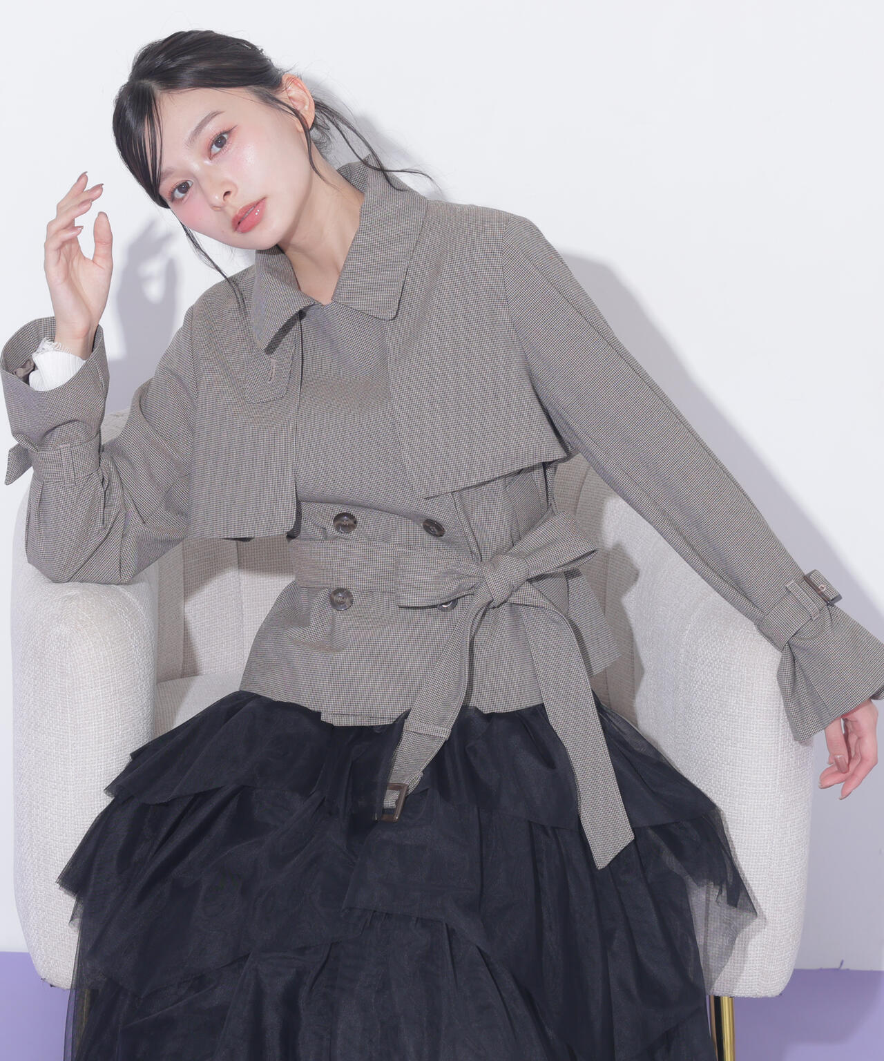 スタンドカラーショートトレンチコート | JILL by JILL STUART（ジル
