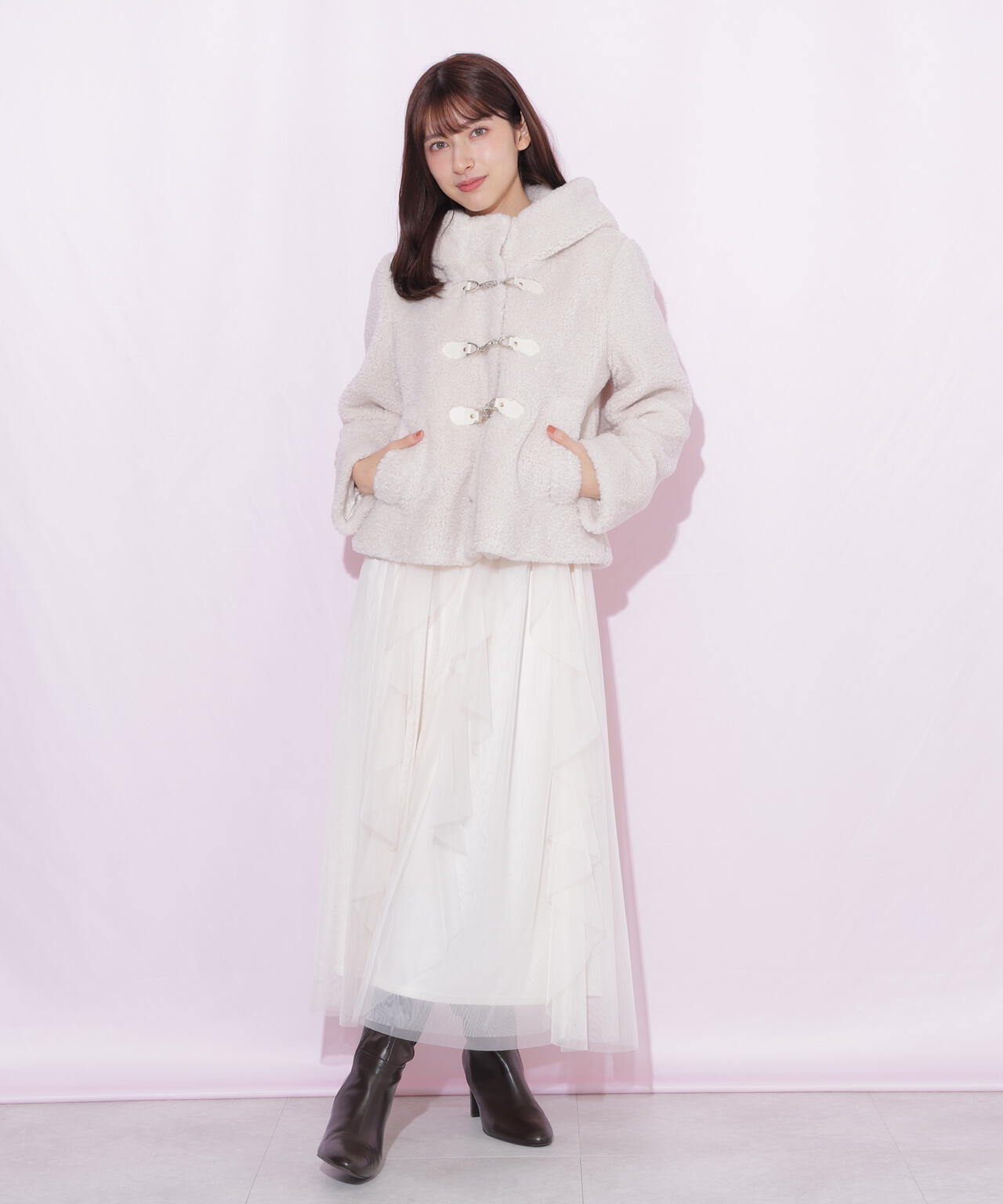 フェイクファーダッフルコート | JILL by JILL STUART（ジル バイ ジル
