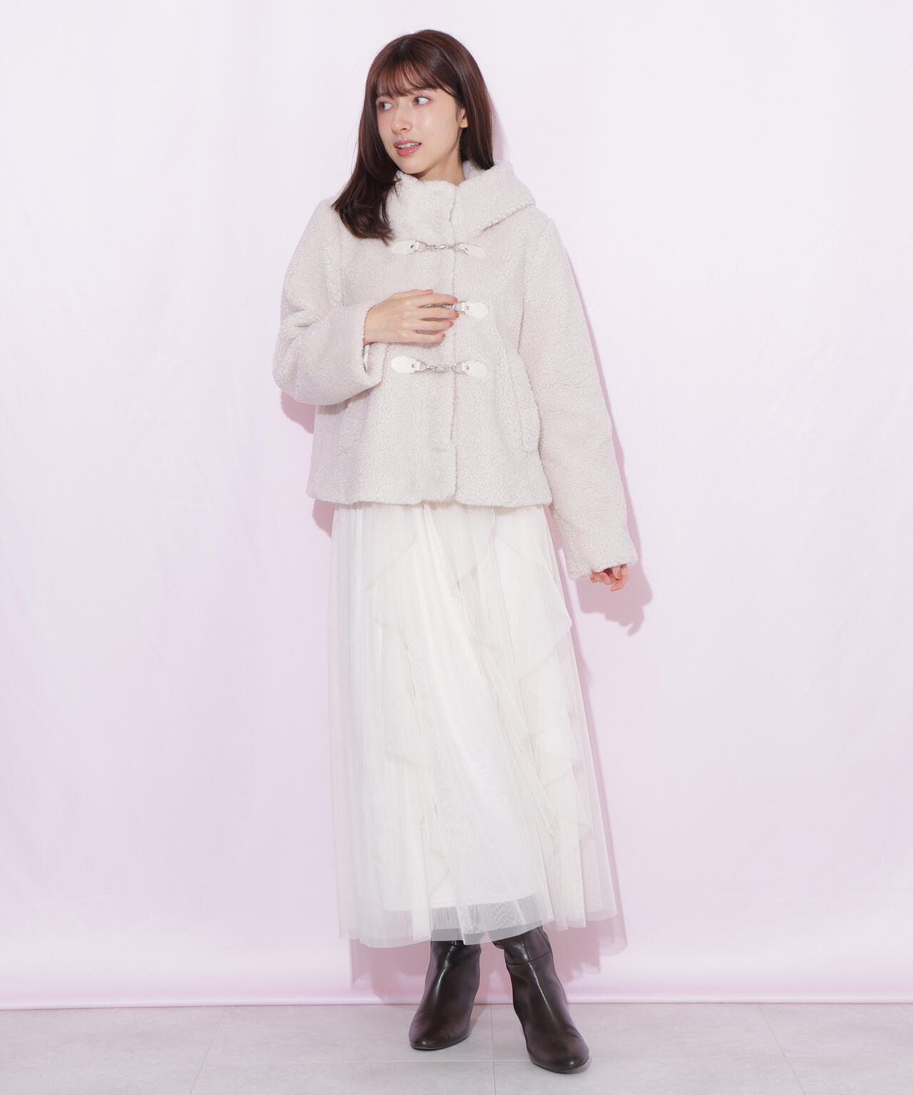 フェイクファーダッフルコート | JILL by JILL STUART（ジル バイ ジル