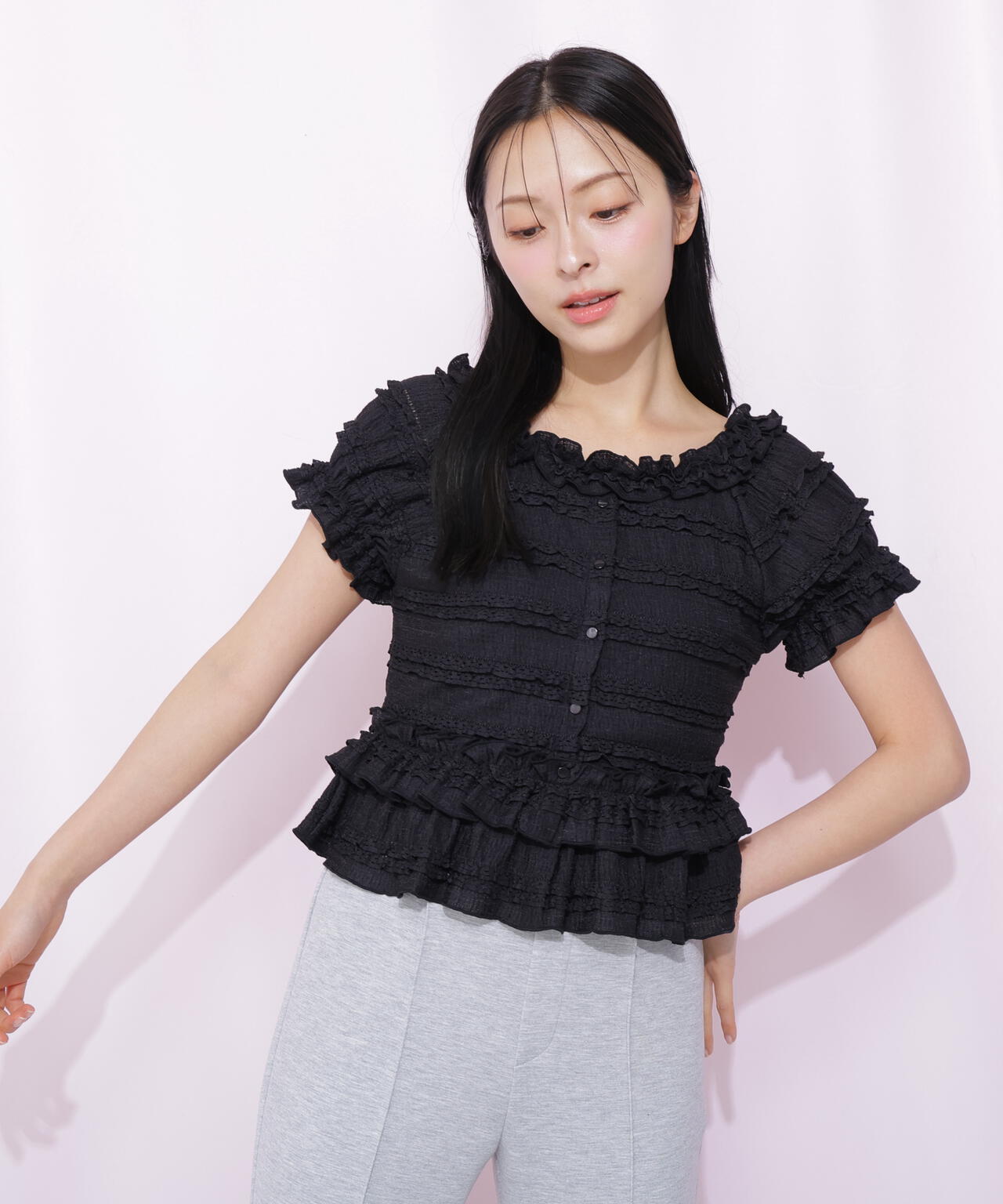 フリルカットソートップス | JILL by JILL STUART（ジル バイ ジル